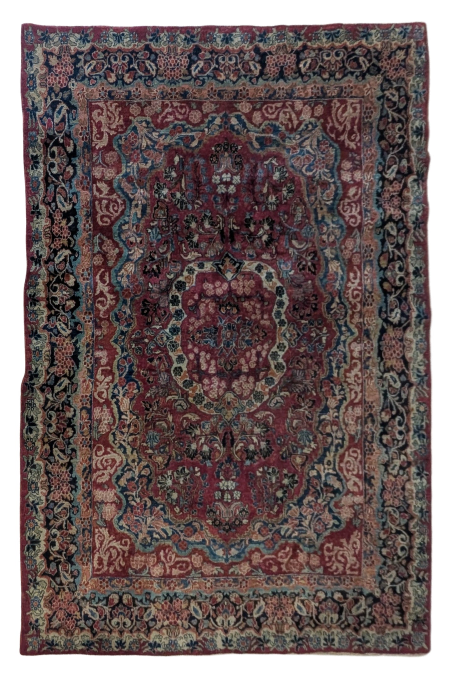 Antique Persian Sarouk Rug, 6x9