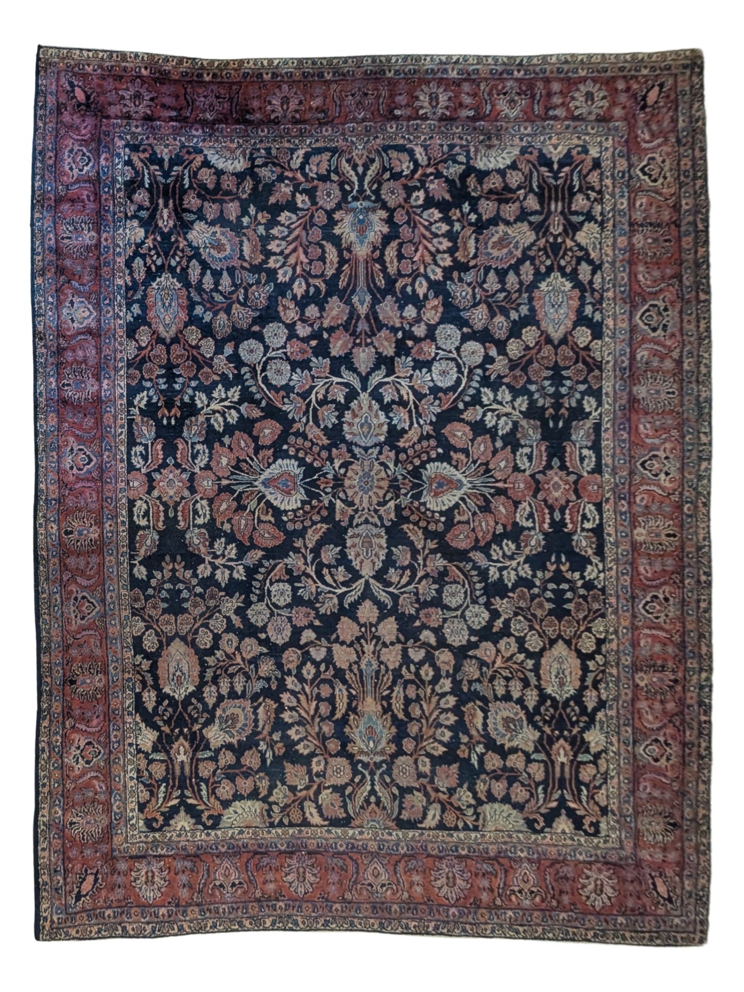 Antique Persian Lilihan Rug, 9x11