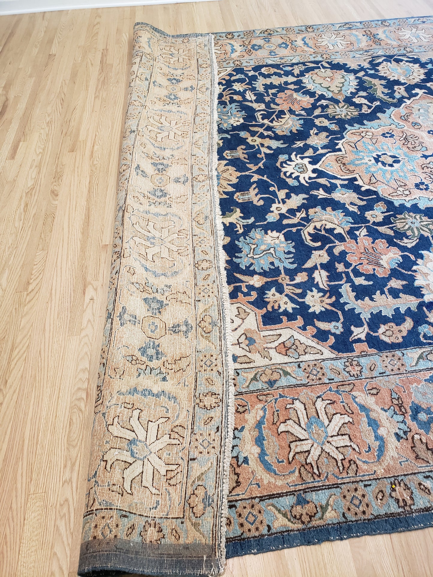SOLD - Antique Persian Rug, 9x12, 1940's Khoy Tabriz, - "Dreamy Garden"