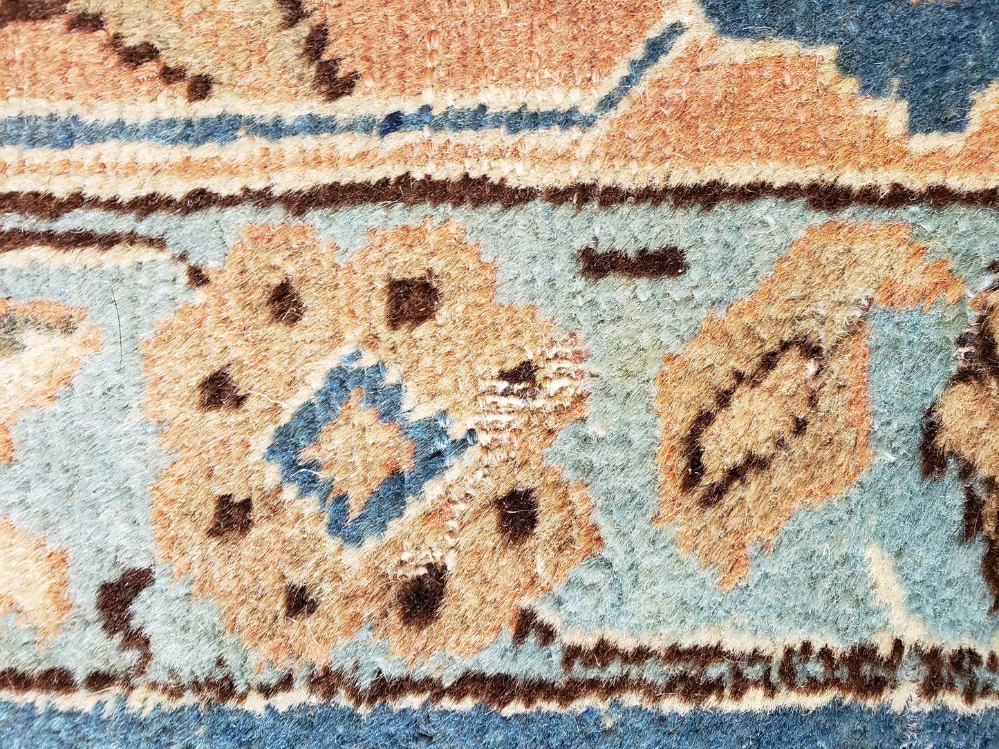 SOLD - Antique Persian Rug, 9x12, 1940's Khoy Tabriz, - "Dreamy Garden"