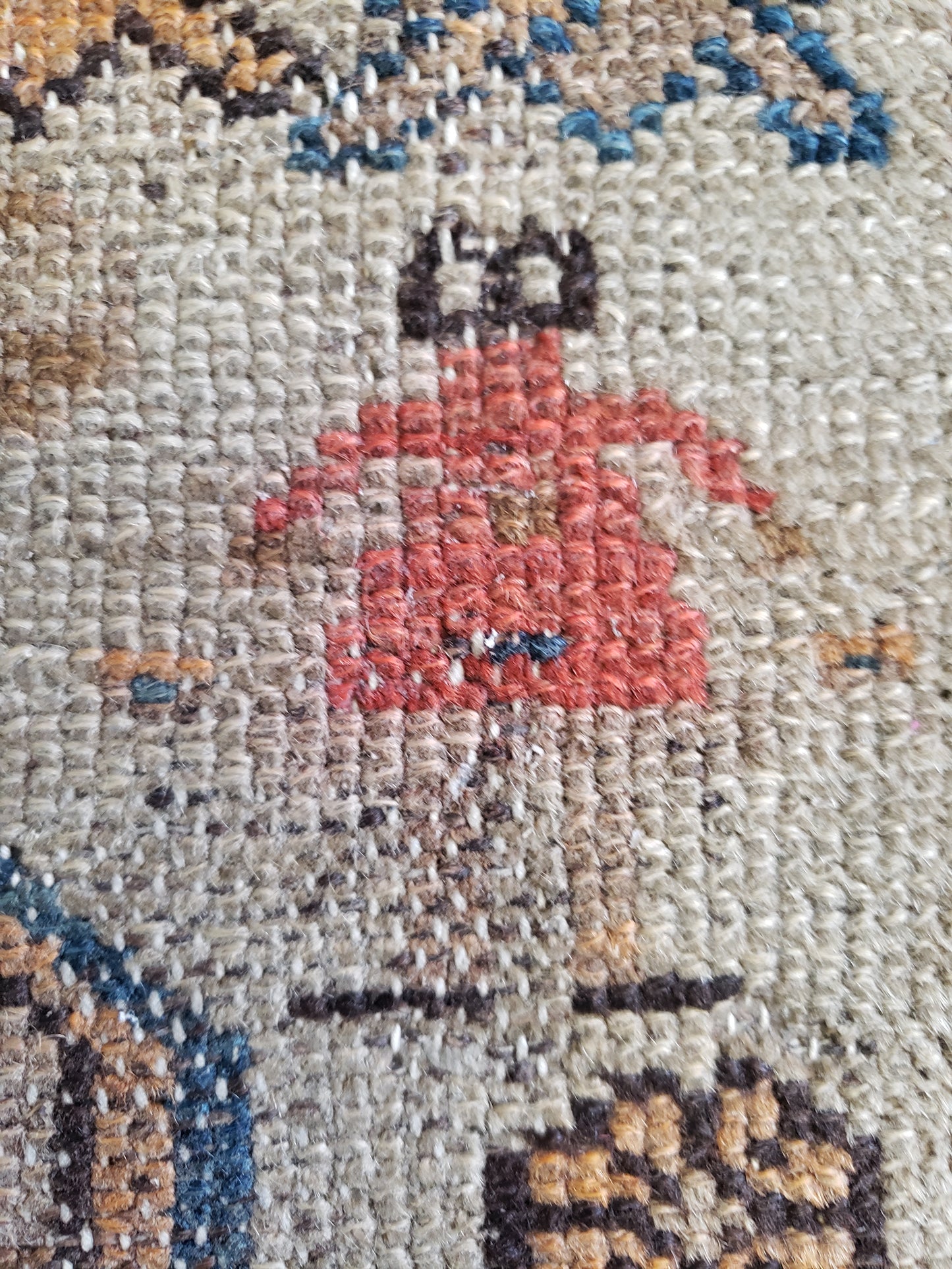 Signed Antique 1911 Persian Runner, 3'9"x8'7"