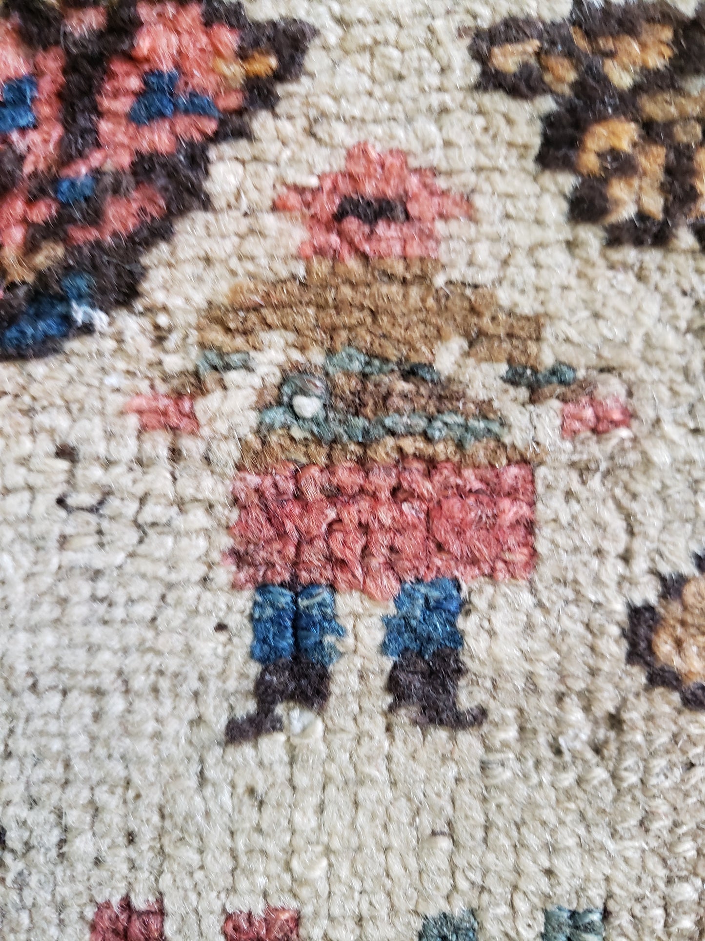 Signed Antique 1911 Persian Runner, 3'9"x8'7"