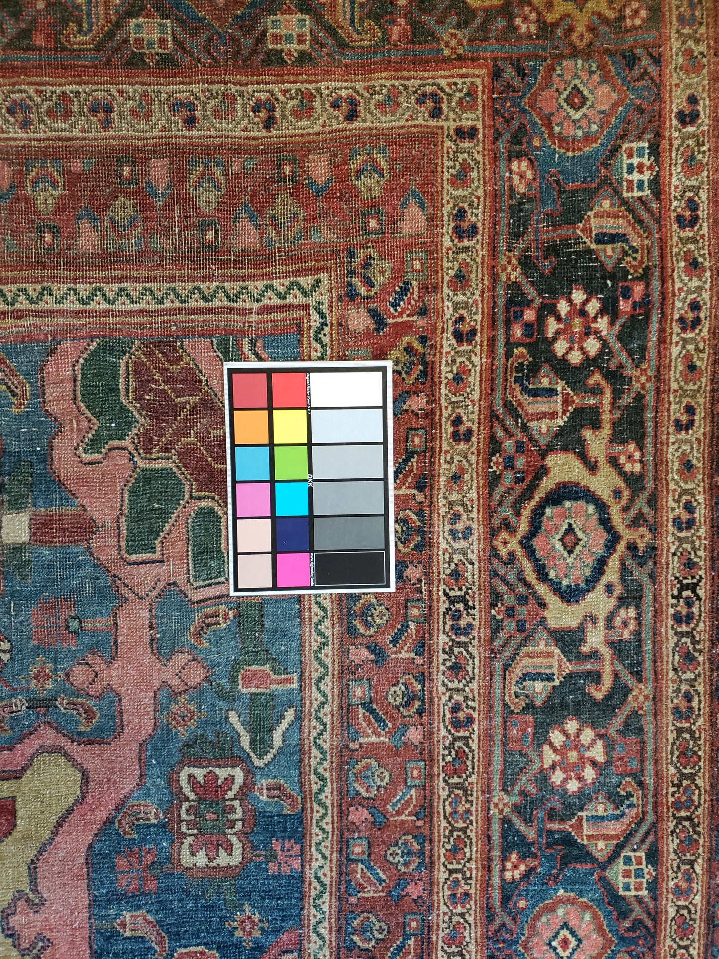 SOLD - Antique Persian Bijar Rug - 7'6x11'