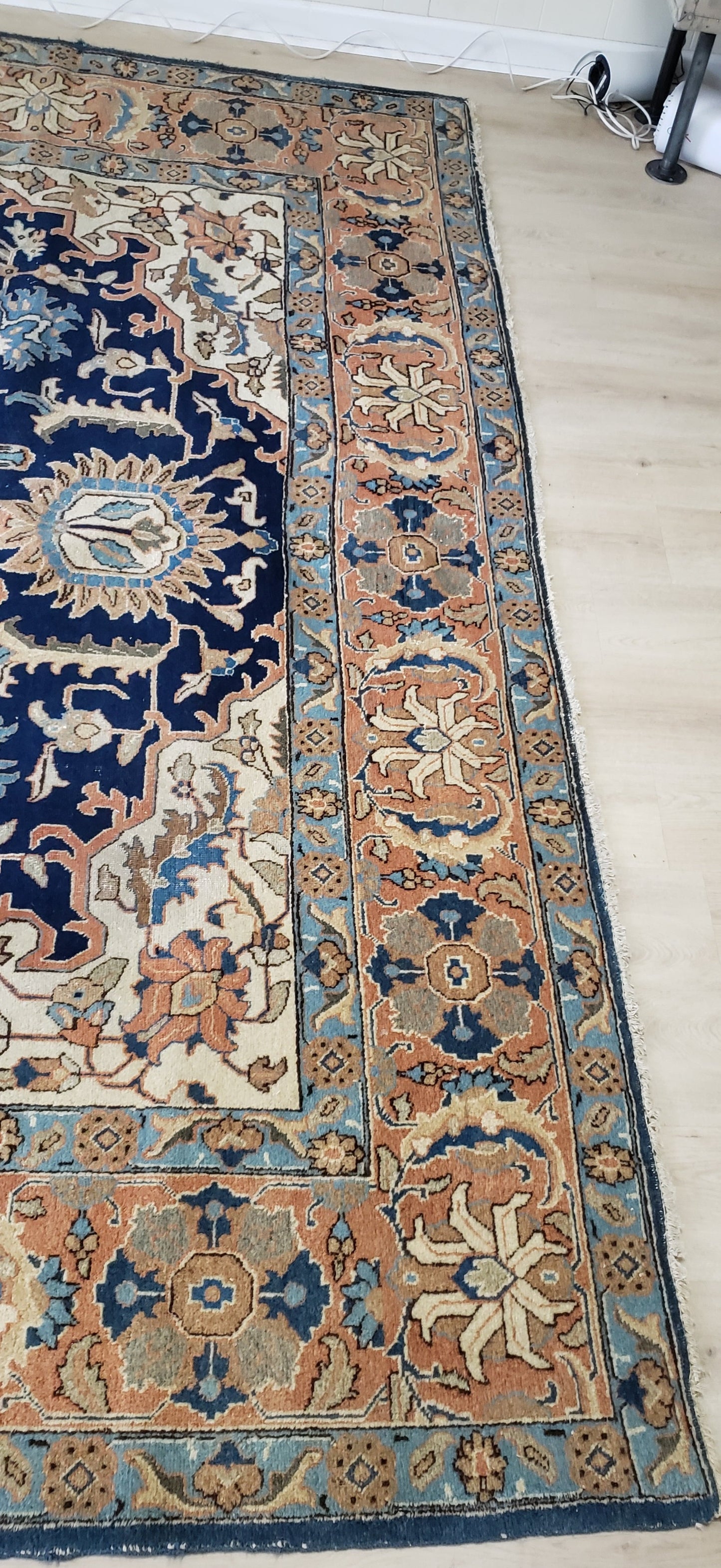 SOLD - Antique Persian Rug, 9x12, 1940's Khoy Tabriz, - "Dreamy Garden"