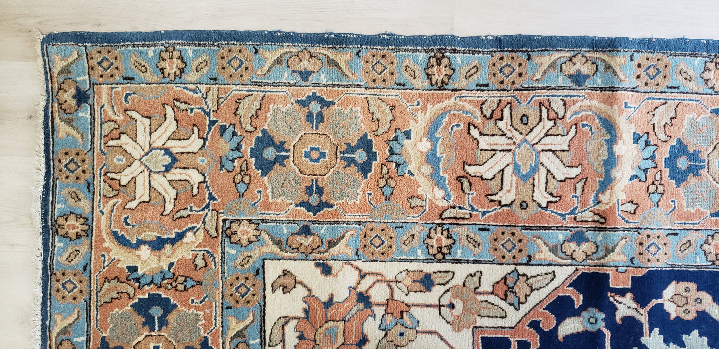SOLD - Antique Persian Rug, 9x12, 1940's Khoy Tabriz, - "Dreamy Garden"