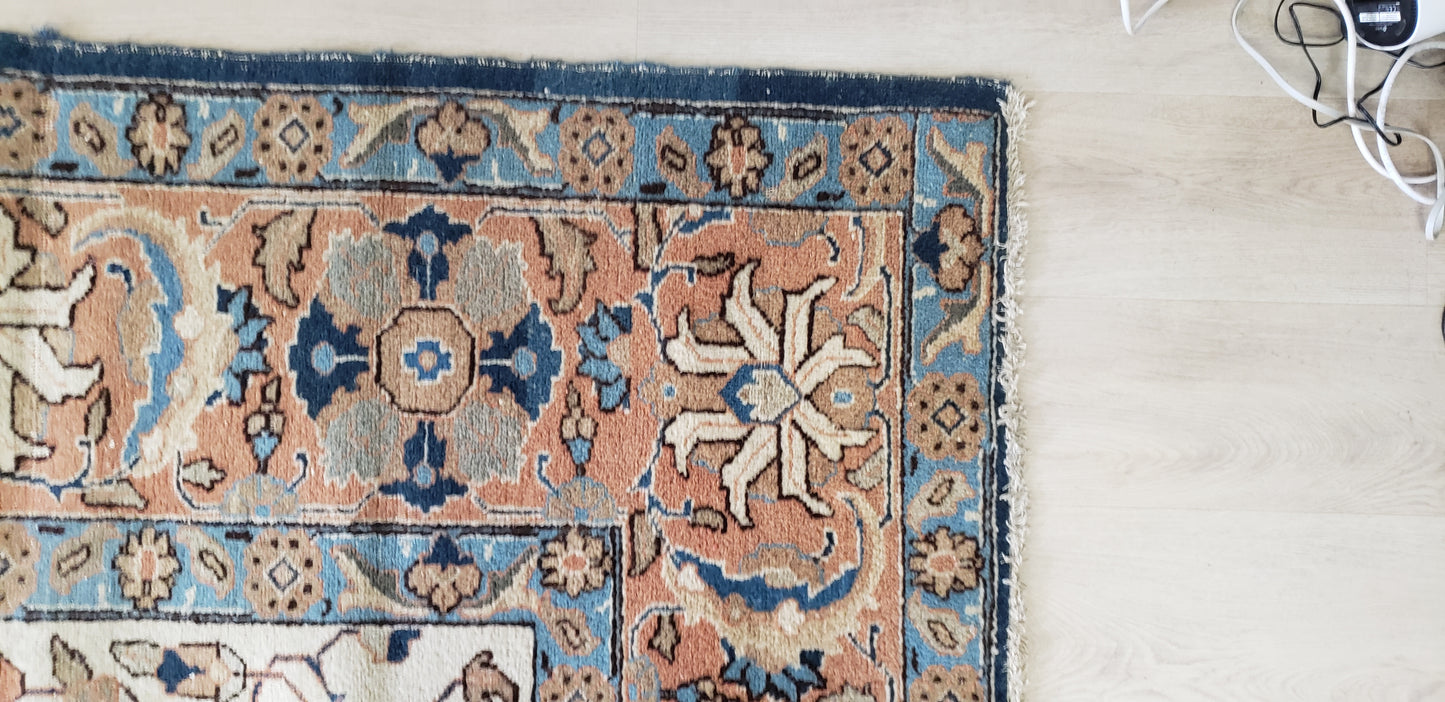 SOLD - Antique Persian Rug, 9x12, 1940's Khoy Tabriz, - "Dreamy Garden"