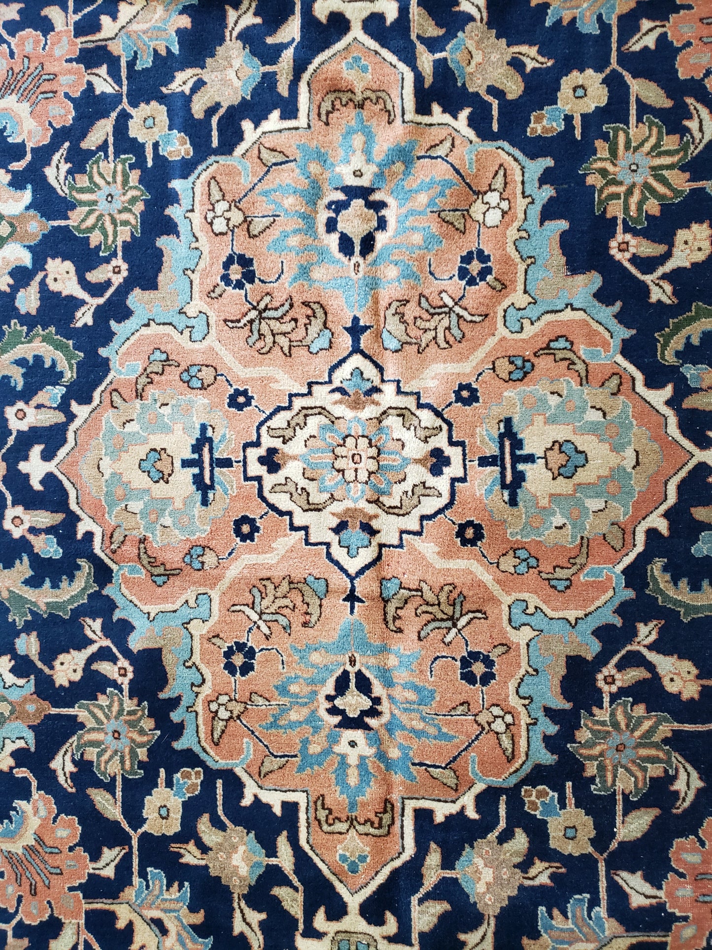 SOLD - Antique Persian Rug, 9x12, 1940's Khoy Tabriz, - "Dreamy Garden"