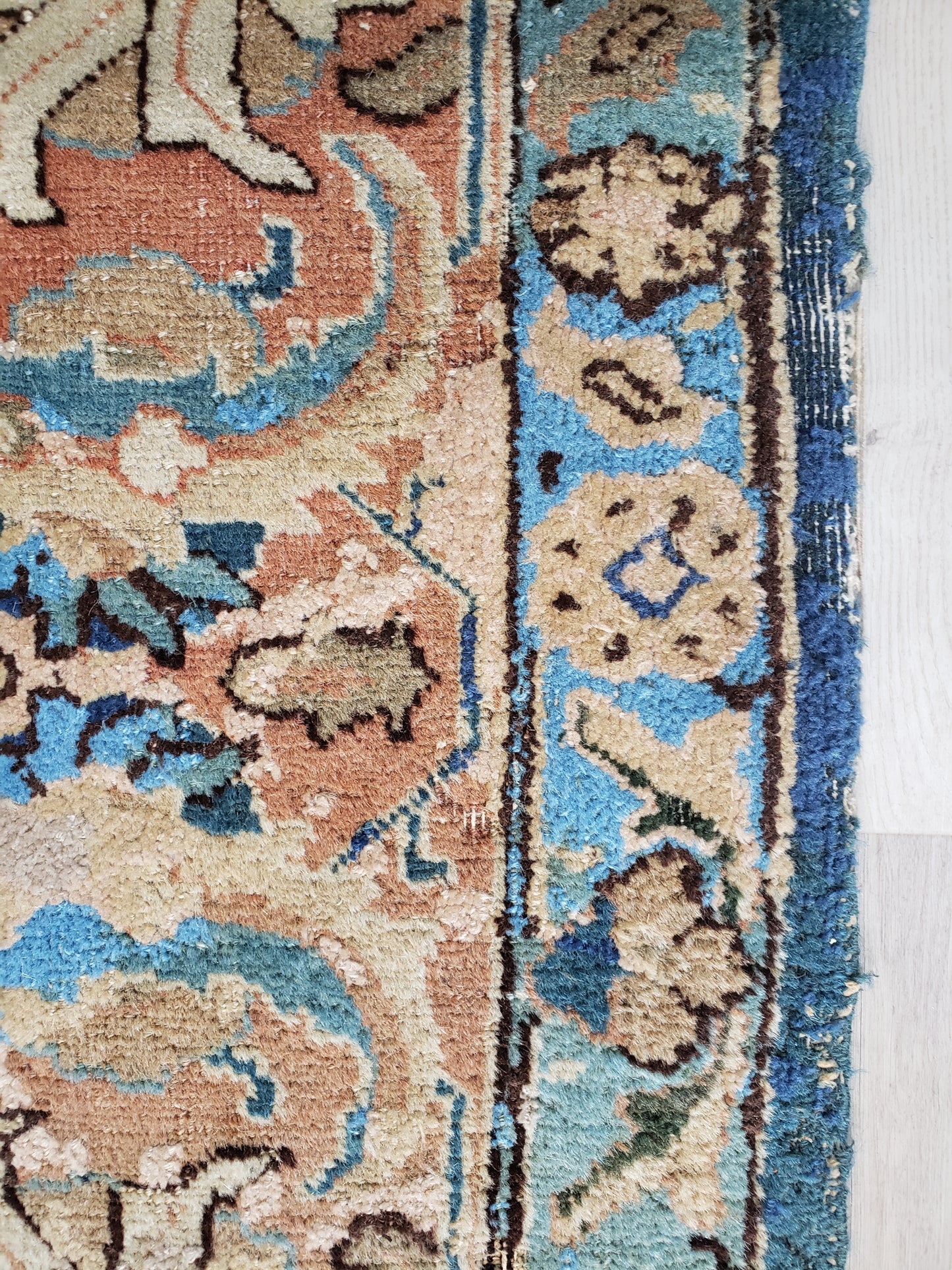 SOLD - Antique Persian Rug, 9x12, 1940's Khoy Tabriz, - "Dreamy Garden"