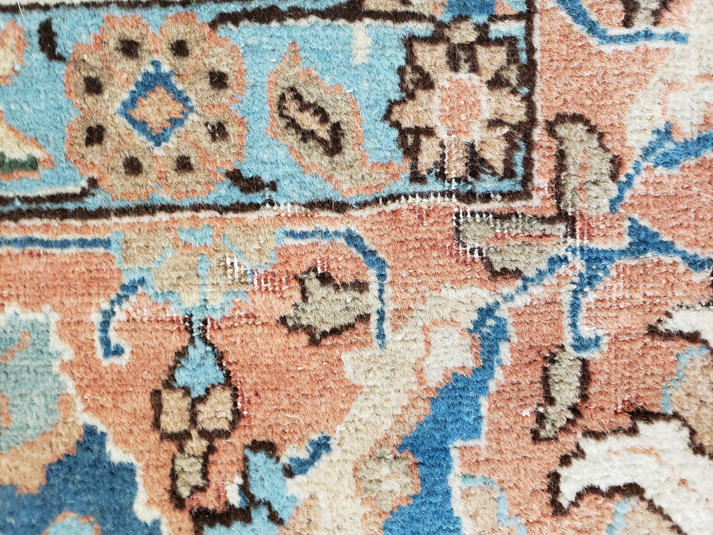 SOLD - Antique Persian Rug, 9x12, 1940's Khoy Tabriz, - "Dreamy Garden"