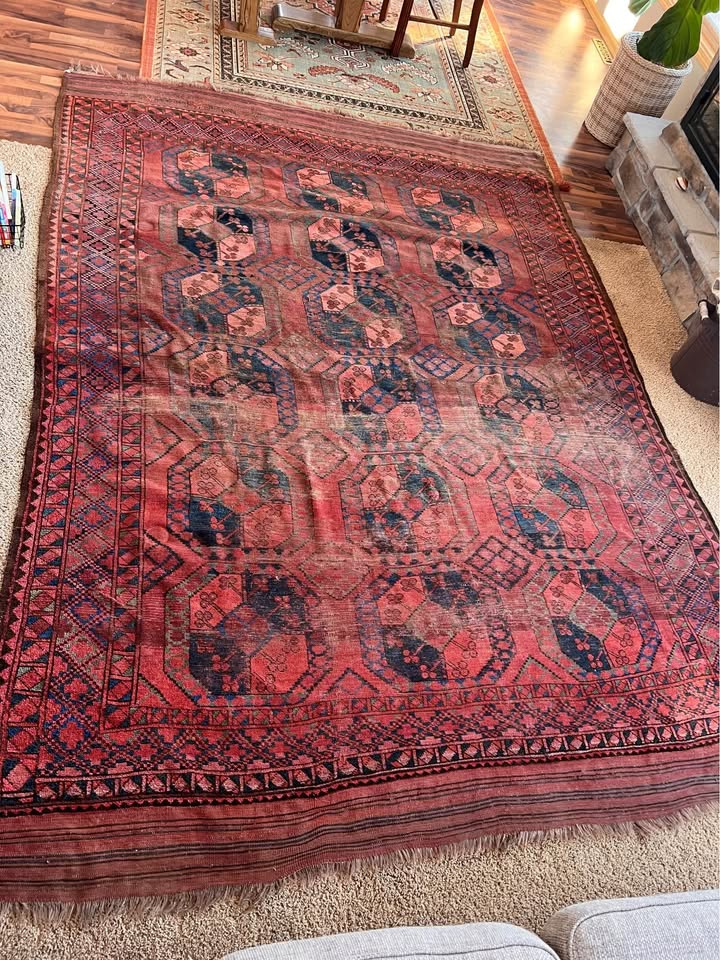 Antique Ersari Turkmen Rug, 8'x11' - WHOLESALE