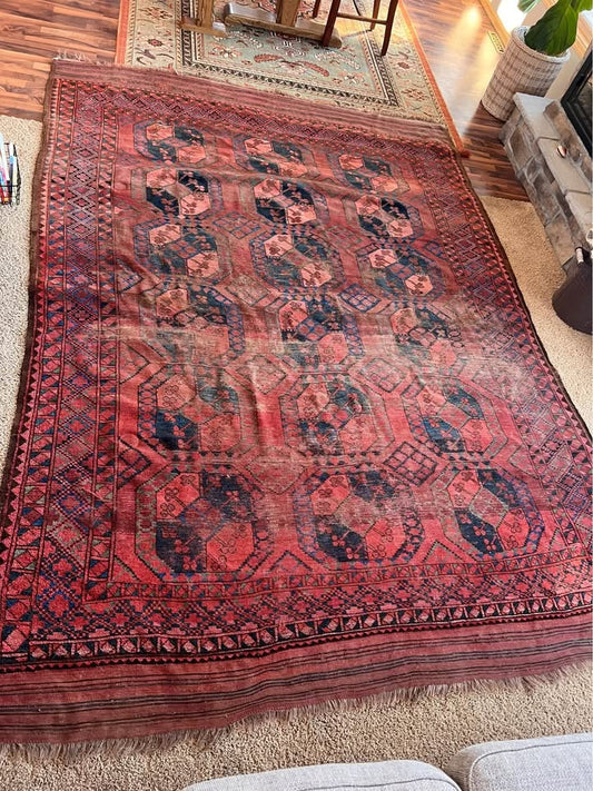 Antique Ersari Turkmen Rug, 8'x11' - WHOLESALE