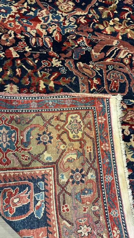 Antique Kurdish Persian Rug, 5x7