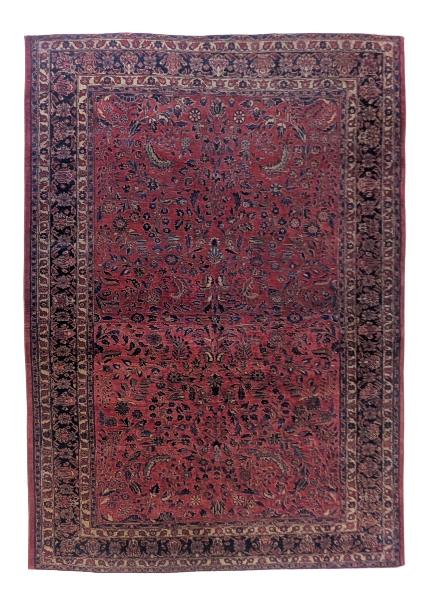 Antique Persian Sarouk Rug, 6x9