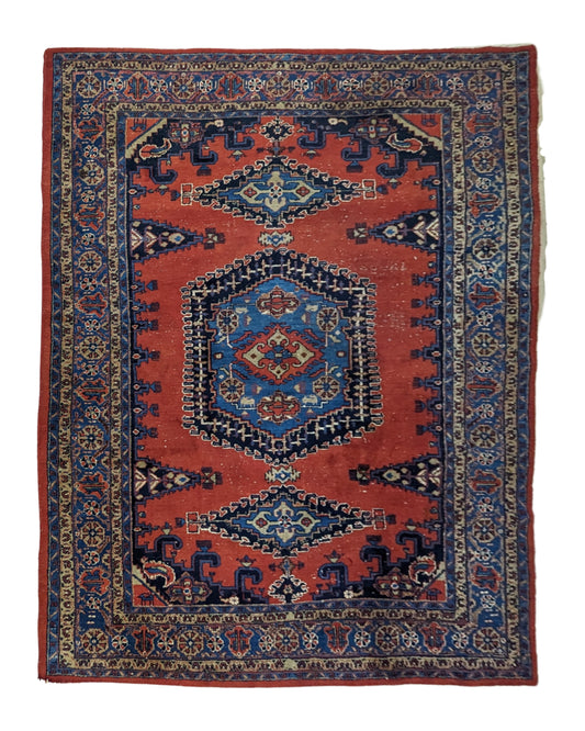 SOLD - Vintage Persian Viss Rug, 8'6x11