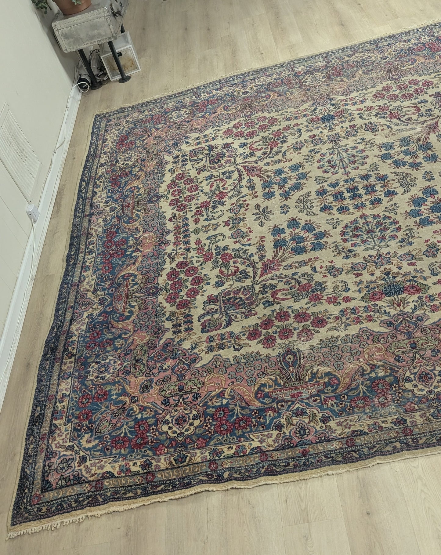Vintage Persian Rug, 9x9 square
