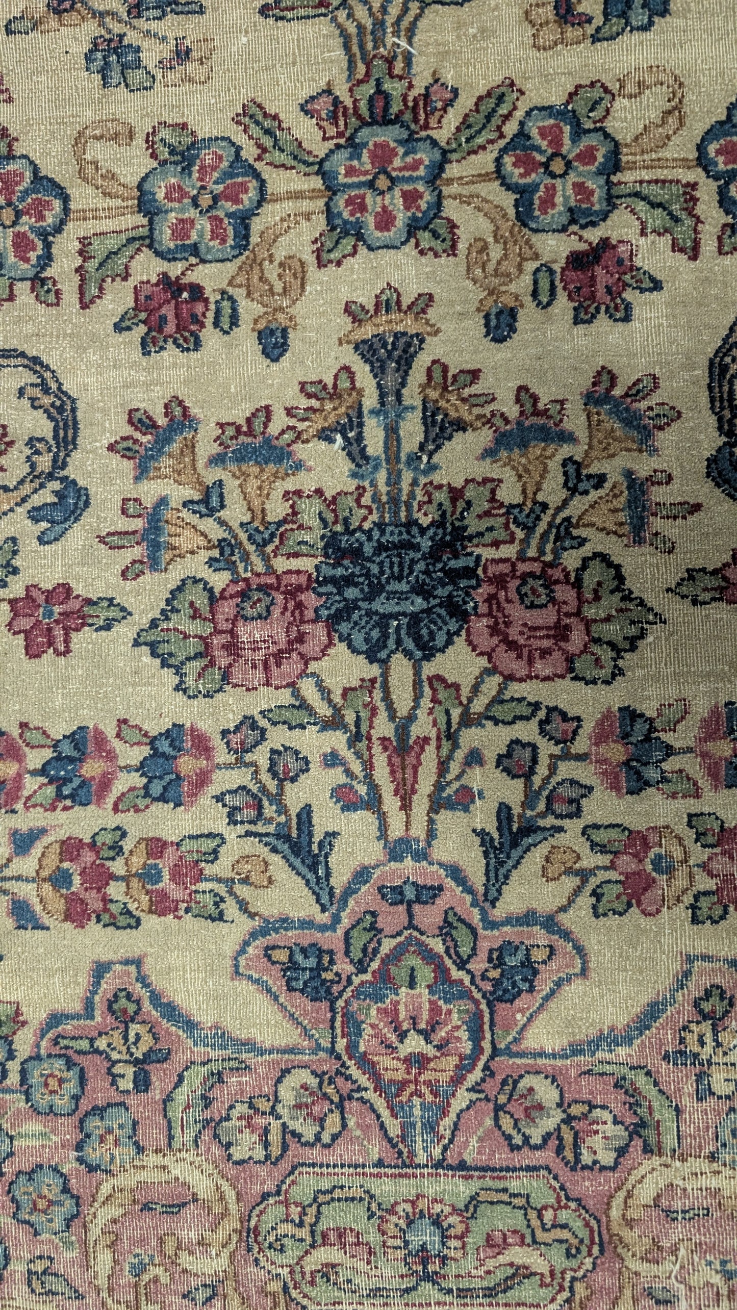 Vintage Persian Rug, 9x9 square