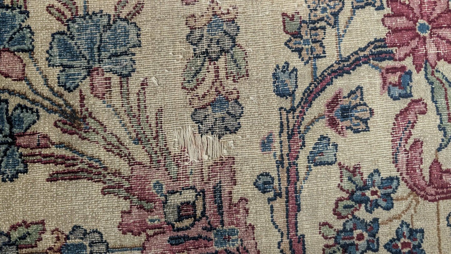 Vintage Persian Rug, 9x9 square