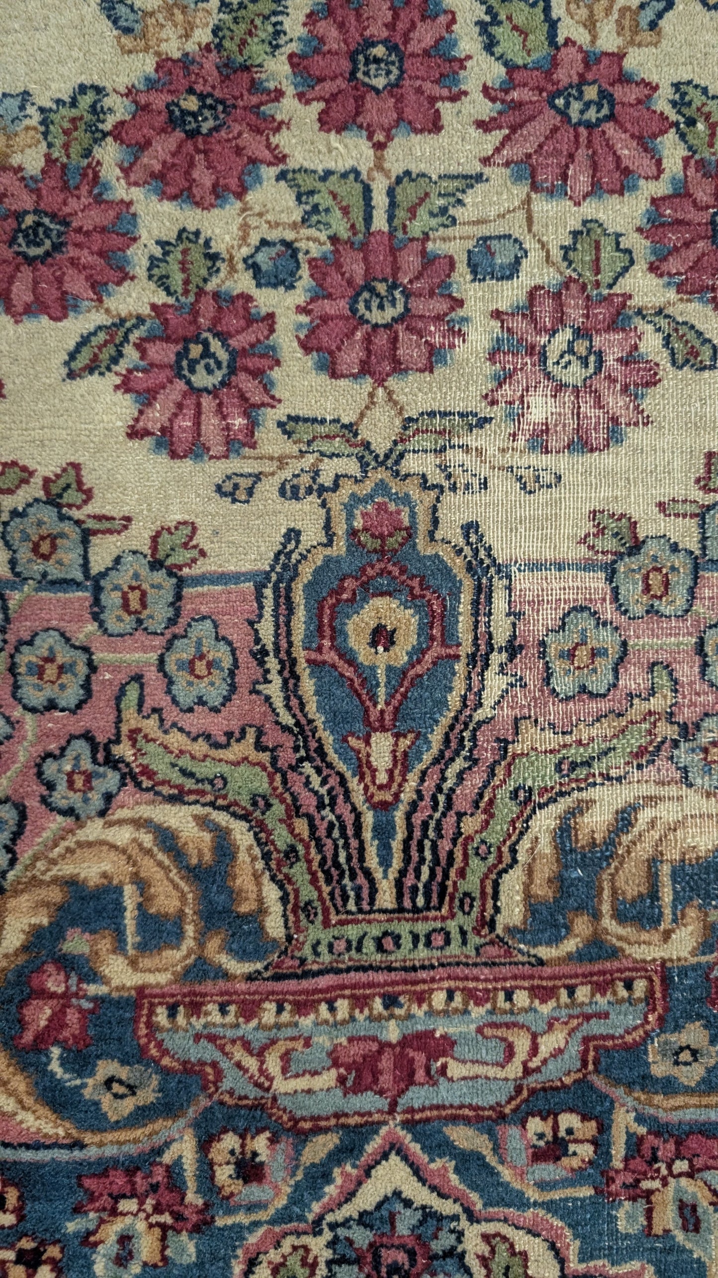 Vintage Persian Rug, 9x9 square
