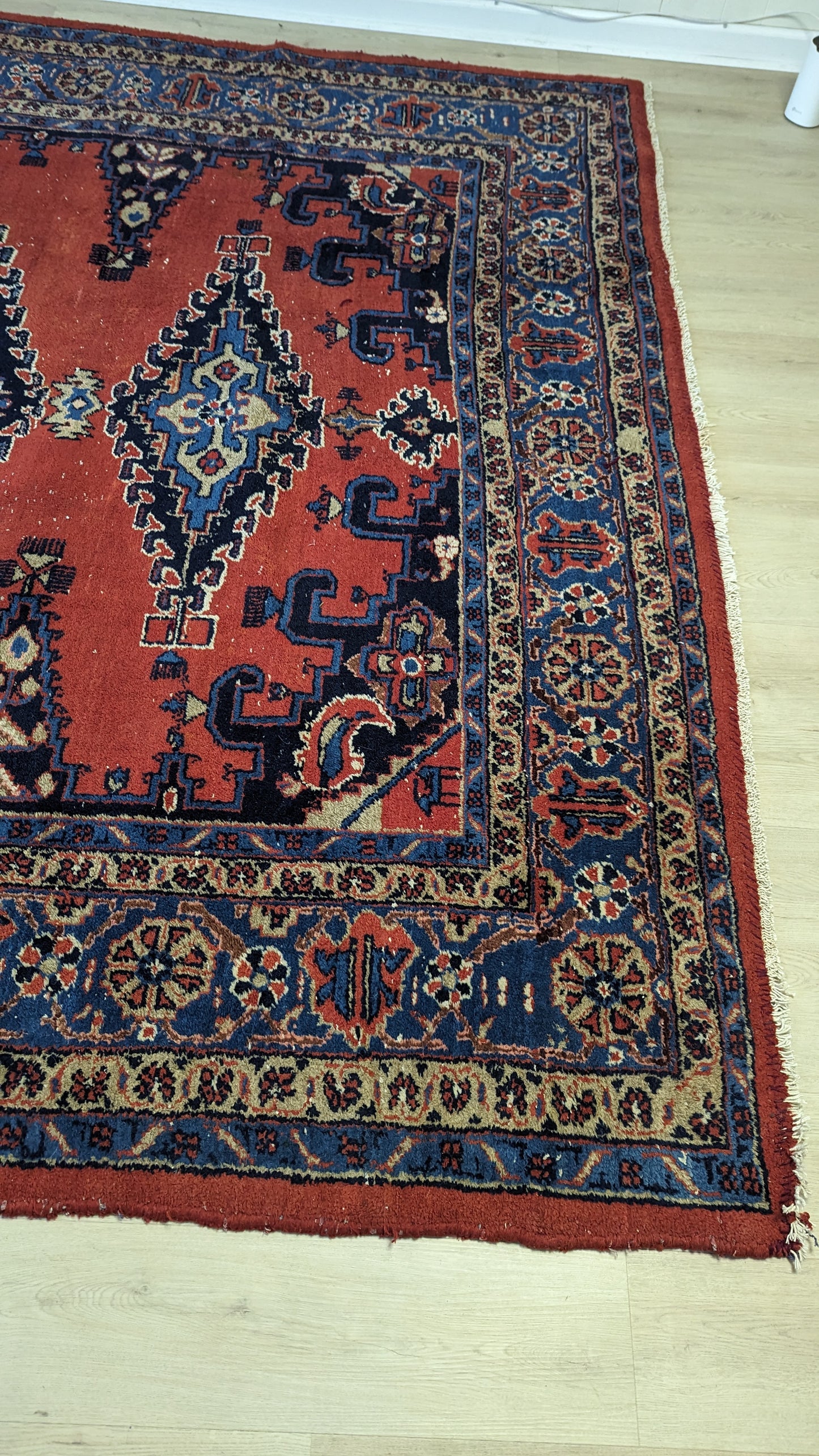 SOLD - Vintage Persian Viss Rug, 8'6x11