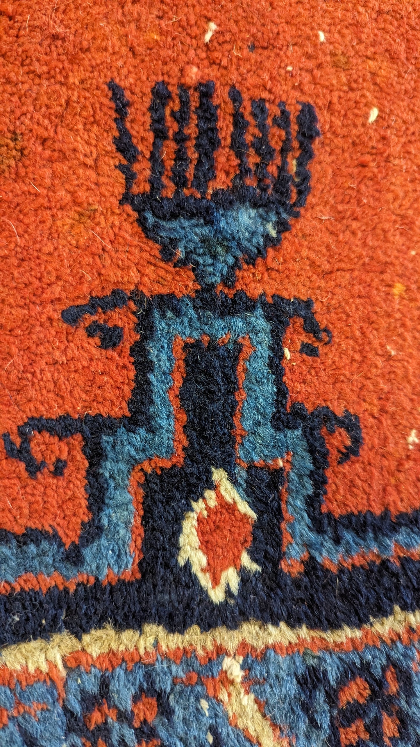 SOLD - Vintage Persian Viss Rug, 8'6x11