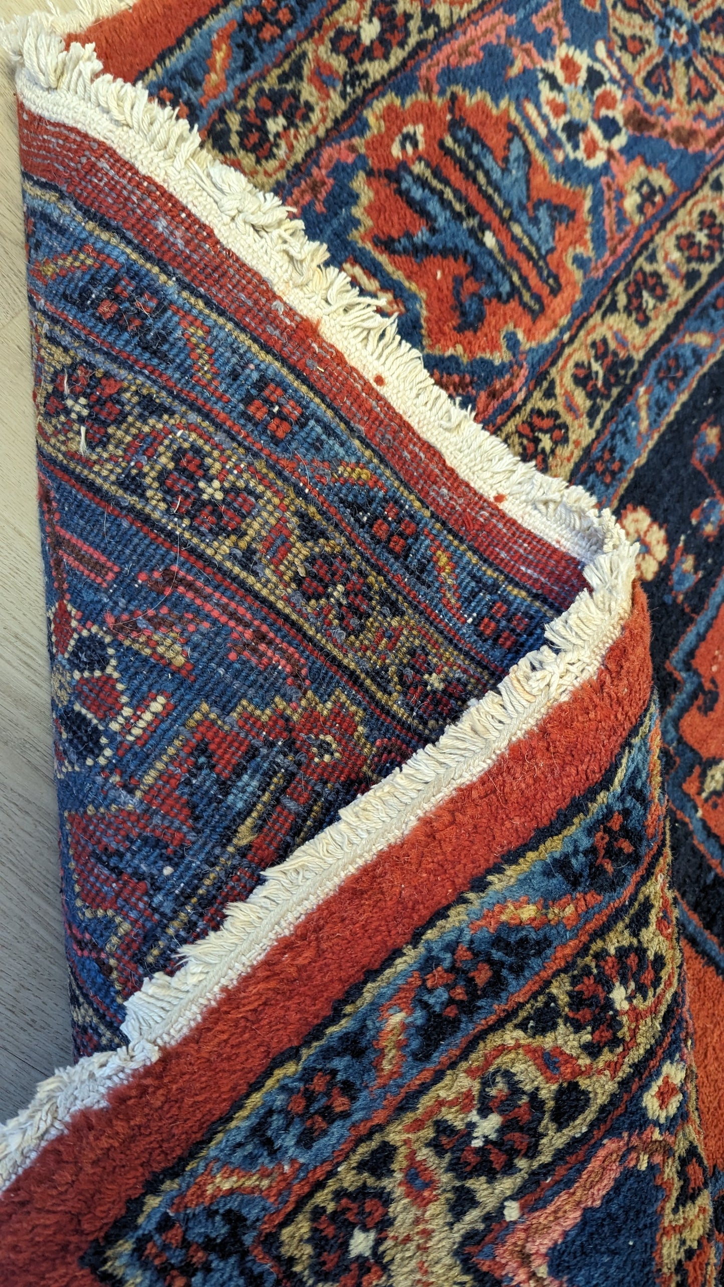 SOLD - Vintage Persian Viss Rug, 8'6x11