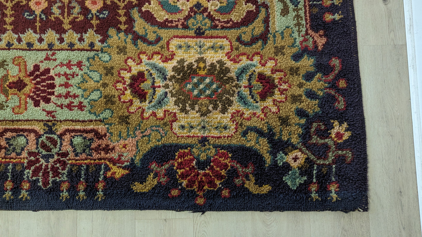 1940's European Hand Knotted Rug, 9x12 - "Heart of Europe"