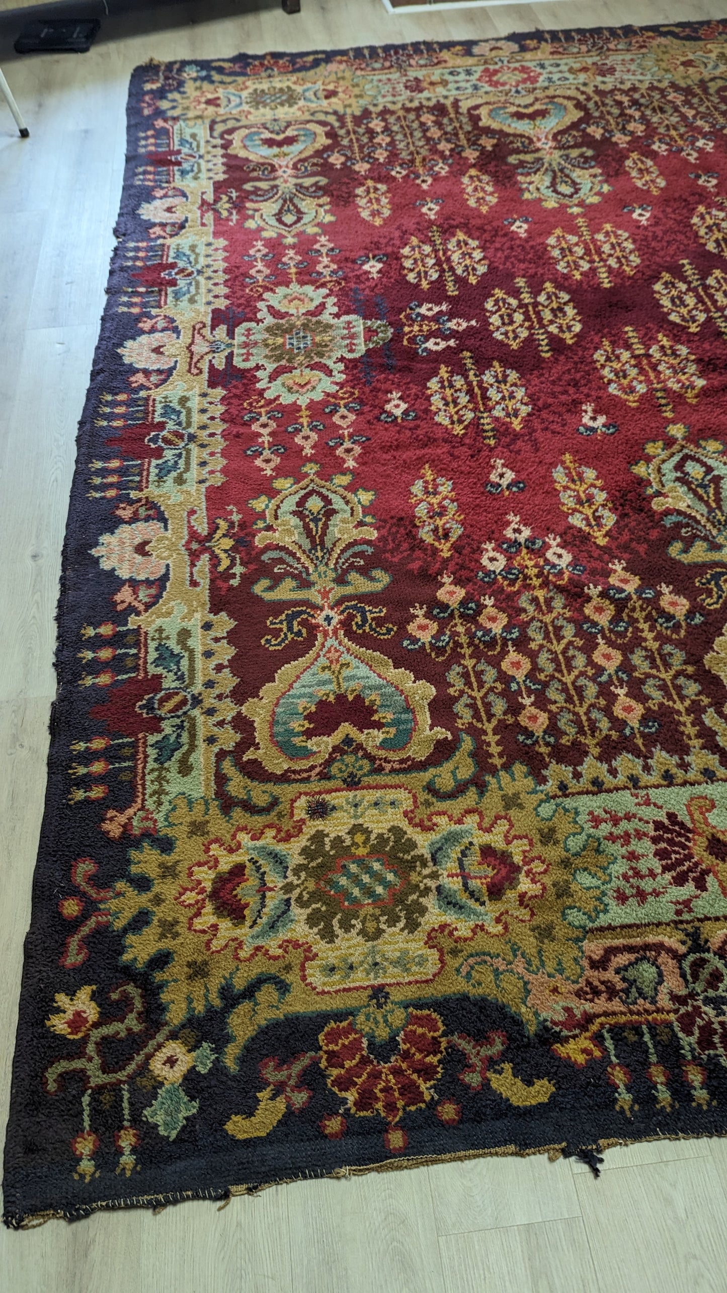 1940's European Hand Knotted Rug, 9x12 - "Heart of Europe"