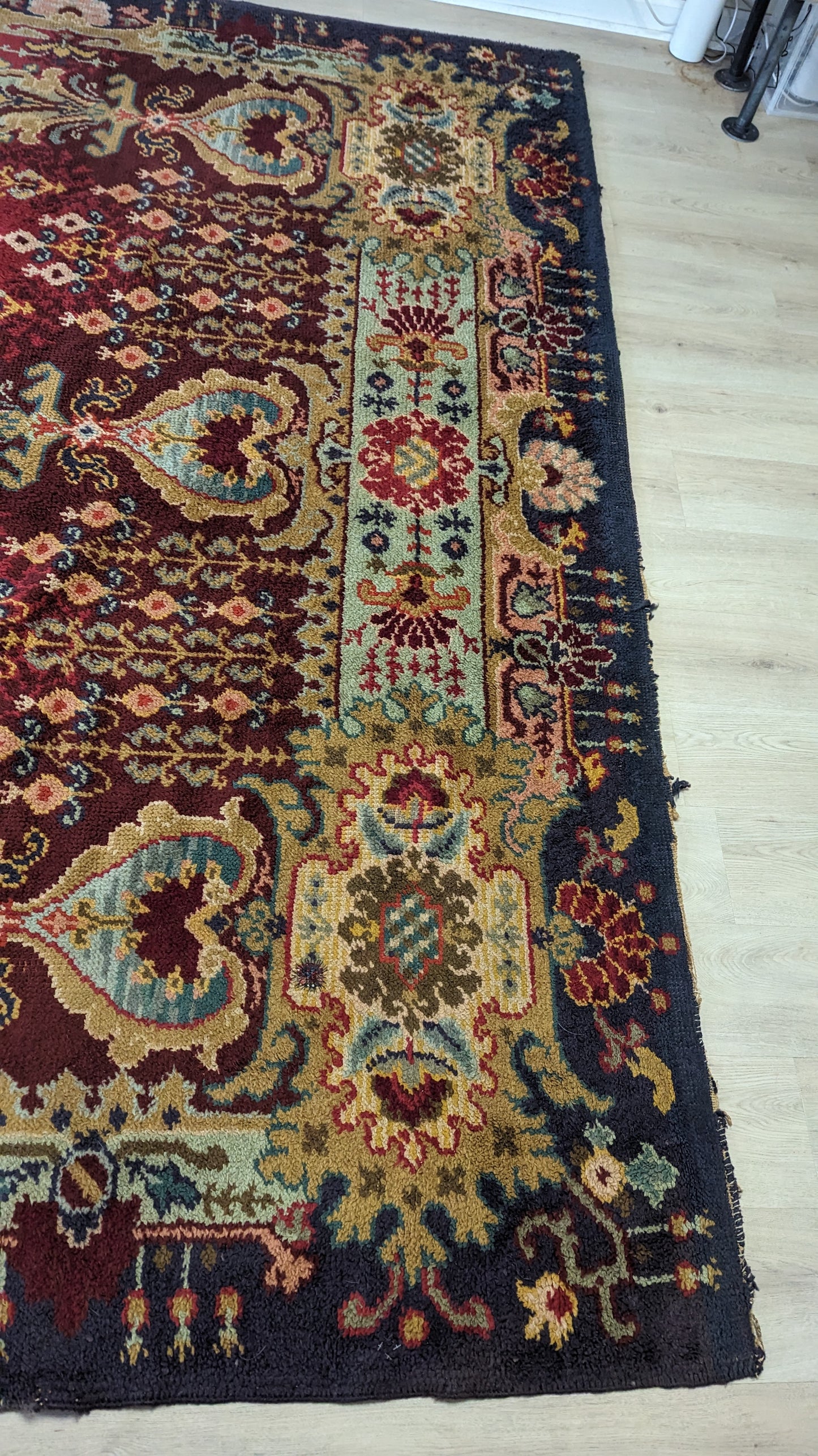1940's European Hand Knotted Rug, 9x12 - "Heart of Europe"