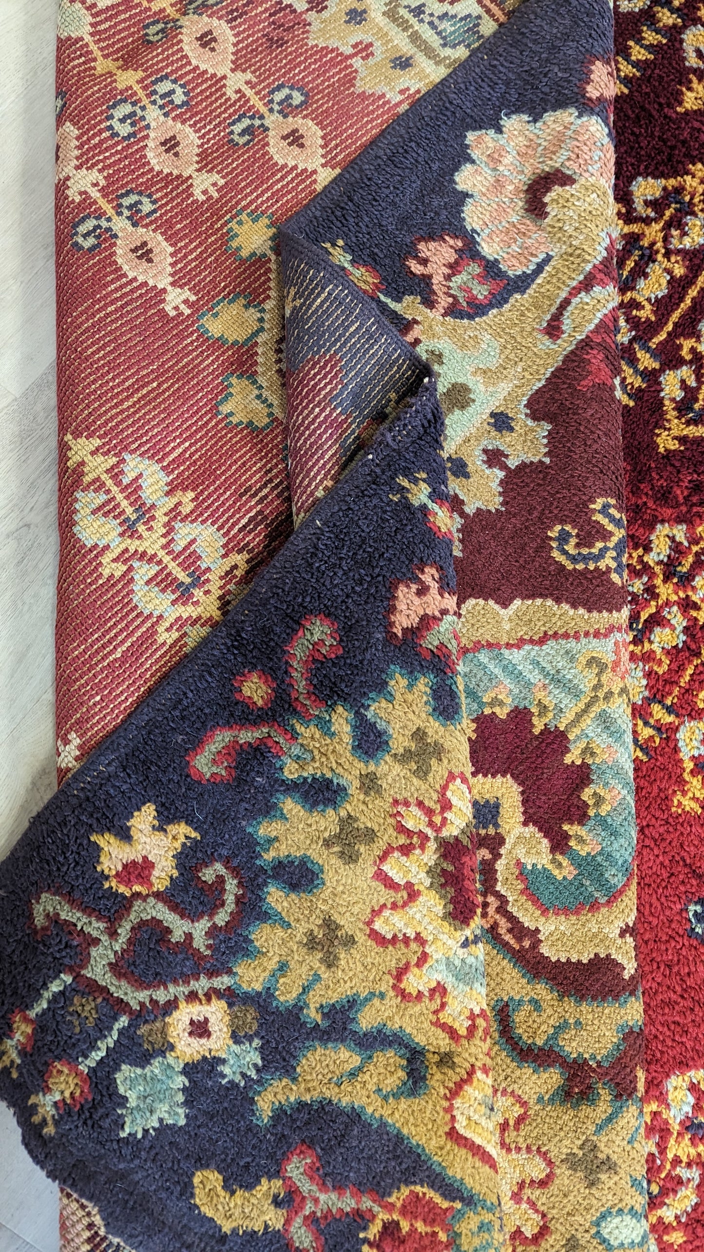 1940's European Hand Knotted Rug, 9x12 - "Heart of Europe"