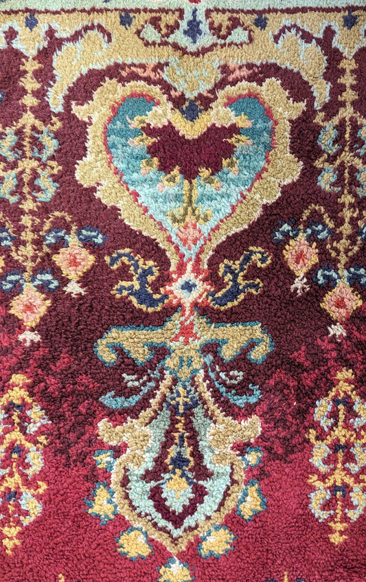 1940's European Hand Knotted Rug, 9x12 - "Heart of Europe"