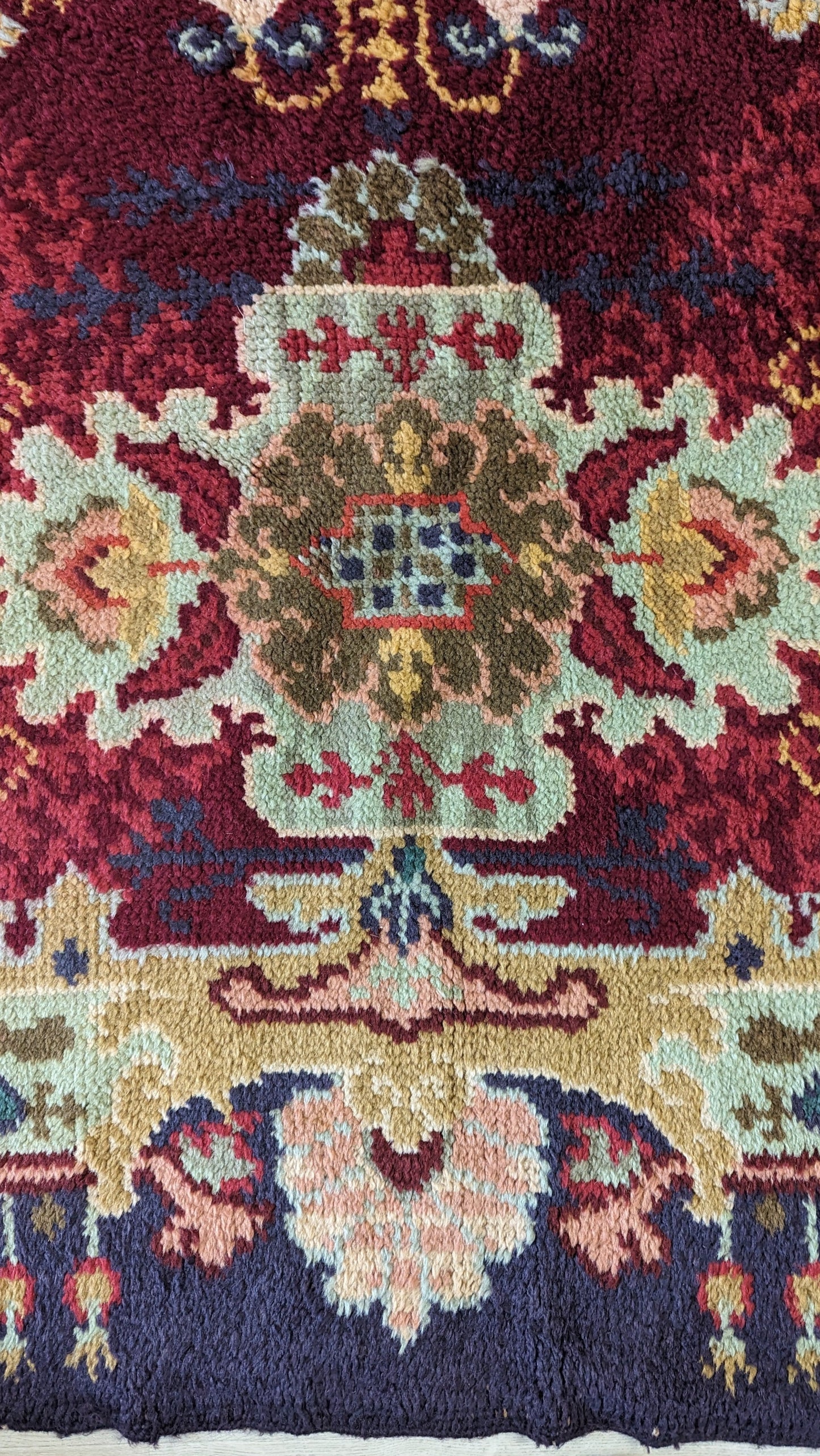 1940's European Hand Knotted Rug, 9x12 - "Heart of Europe"