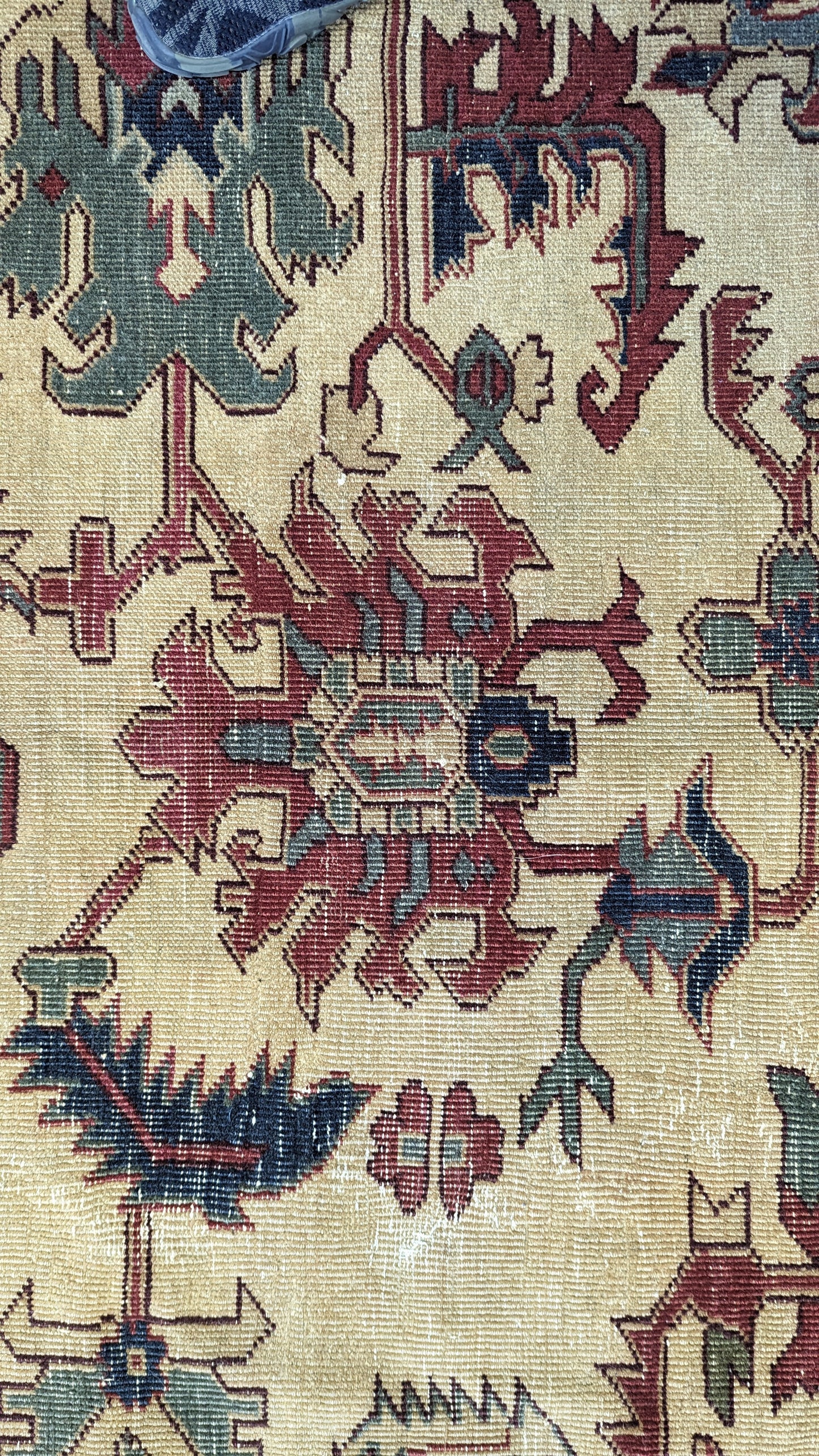 SOLD - Antique Anatolian Turkish Rug, 9x10 - 'The Bohemian Salon'