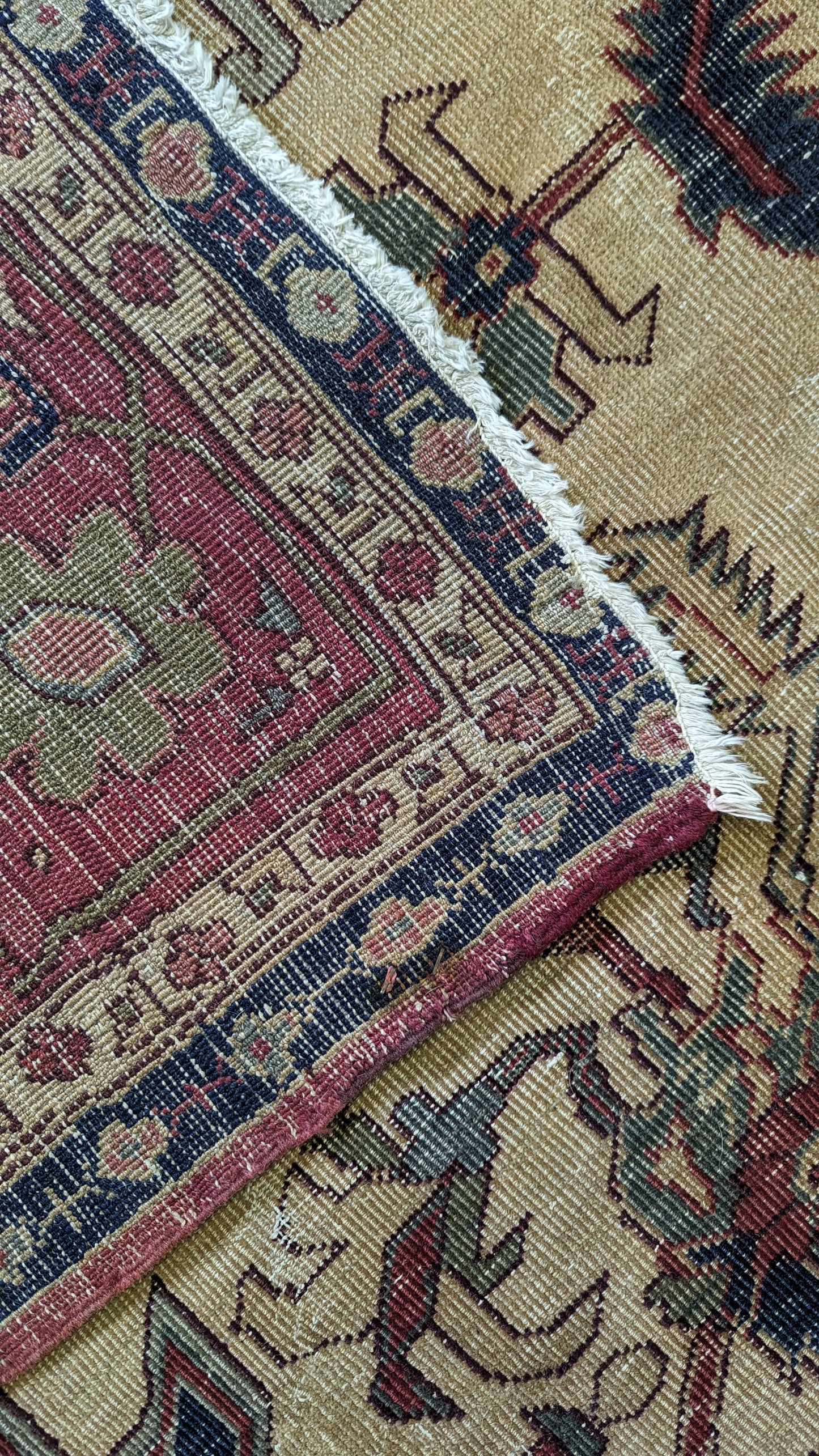 SOLD - Antique Anatolian Turkish Rug, 9x10 - 'The Bohemian Salon'