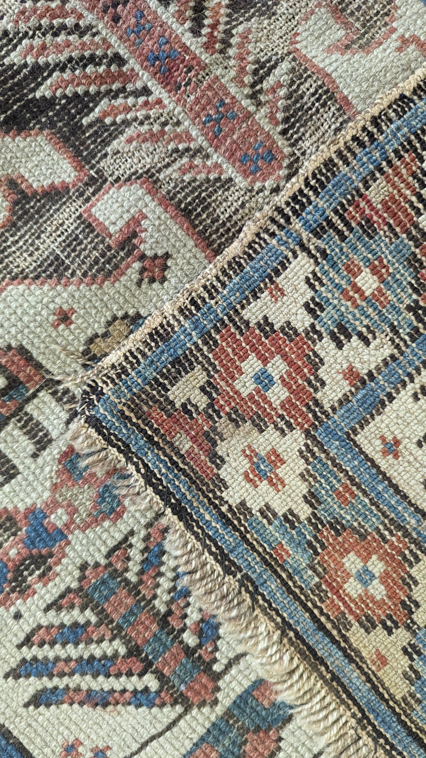 SOLD - Antique Caucasian rug, 3x5