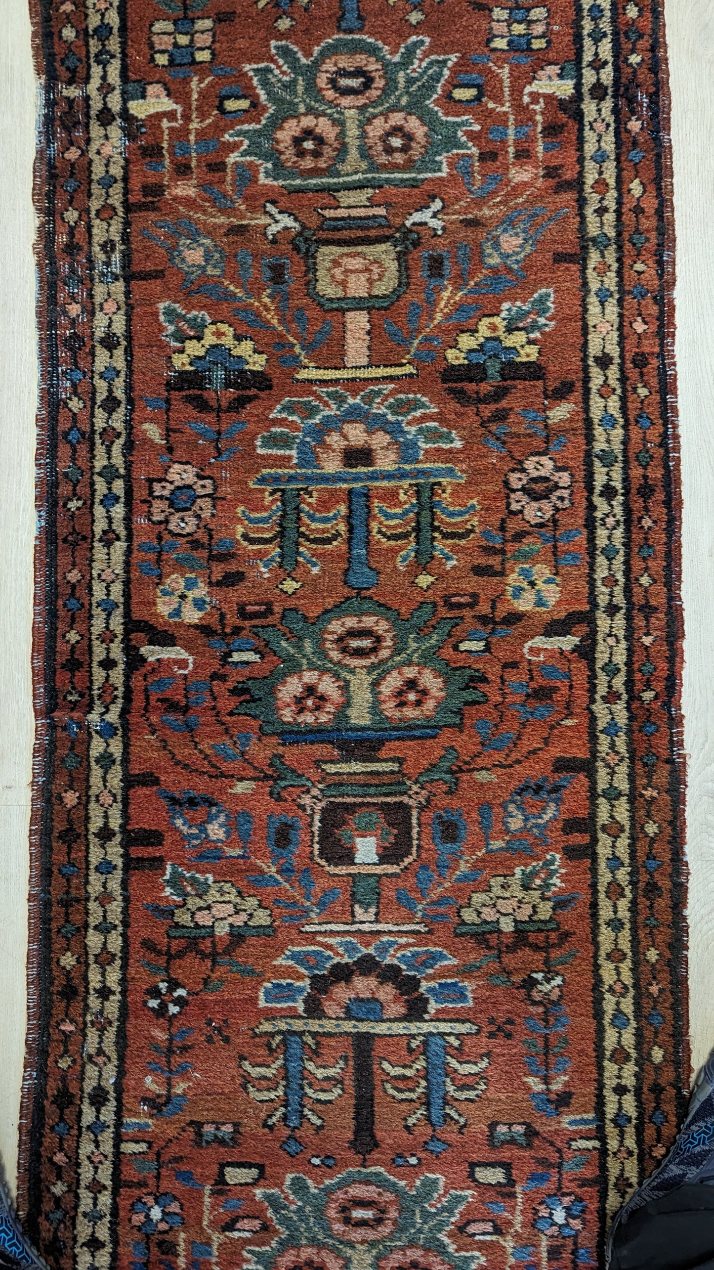 SOLD - Vintage Serab Persian Runner Rug, 2x9