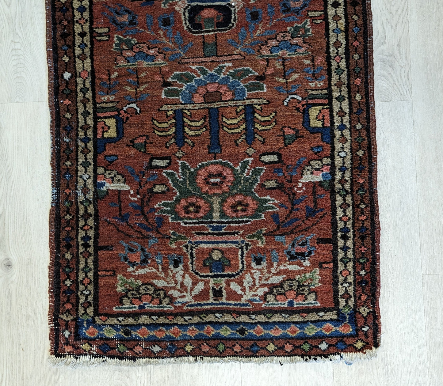 SOLD - Vintage Serab Persian Runner Rug, 2x9