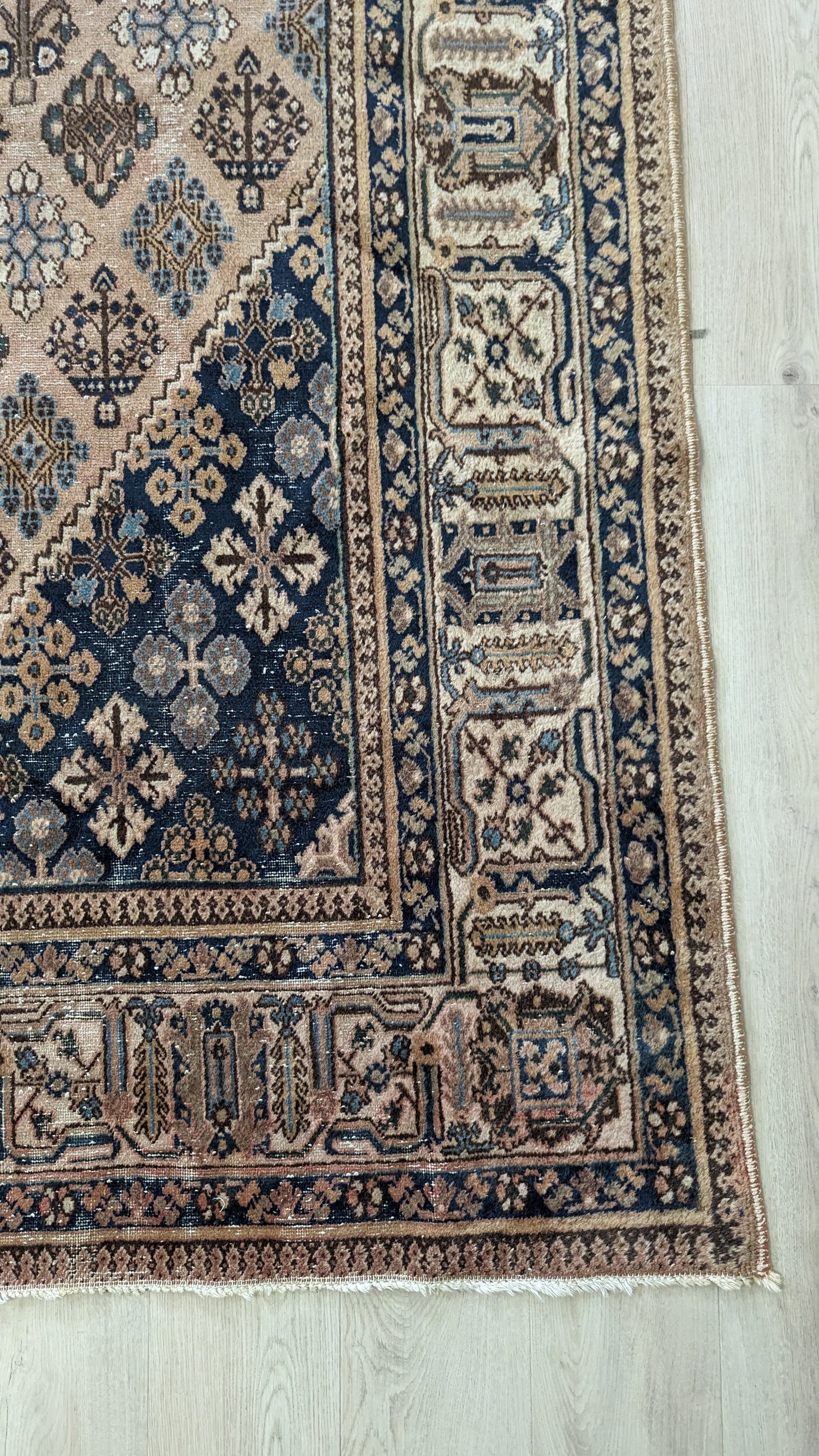 SOLD Vintage Persian Geometric Rug, 8x11