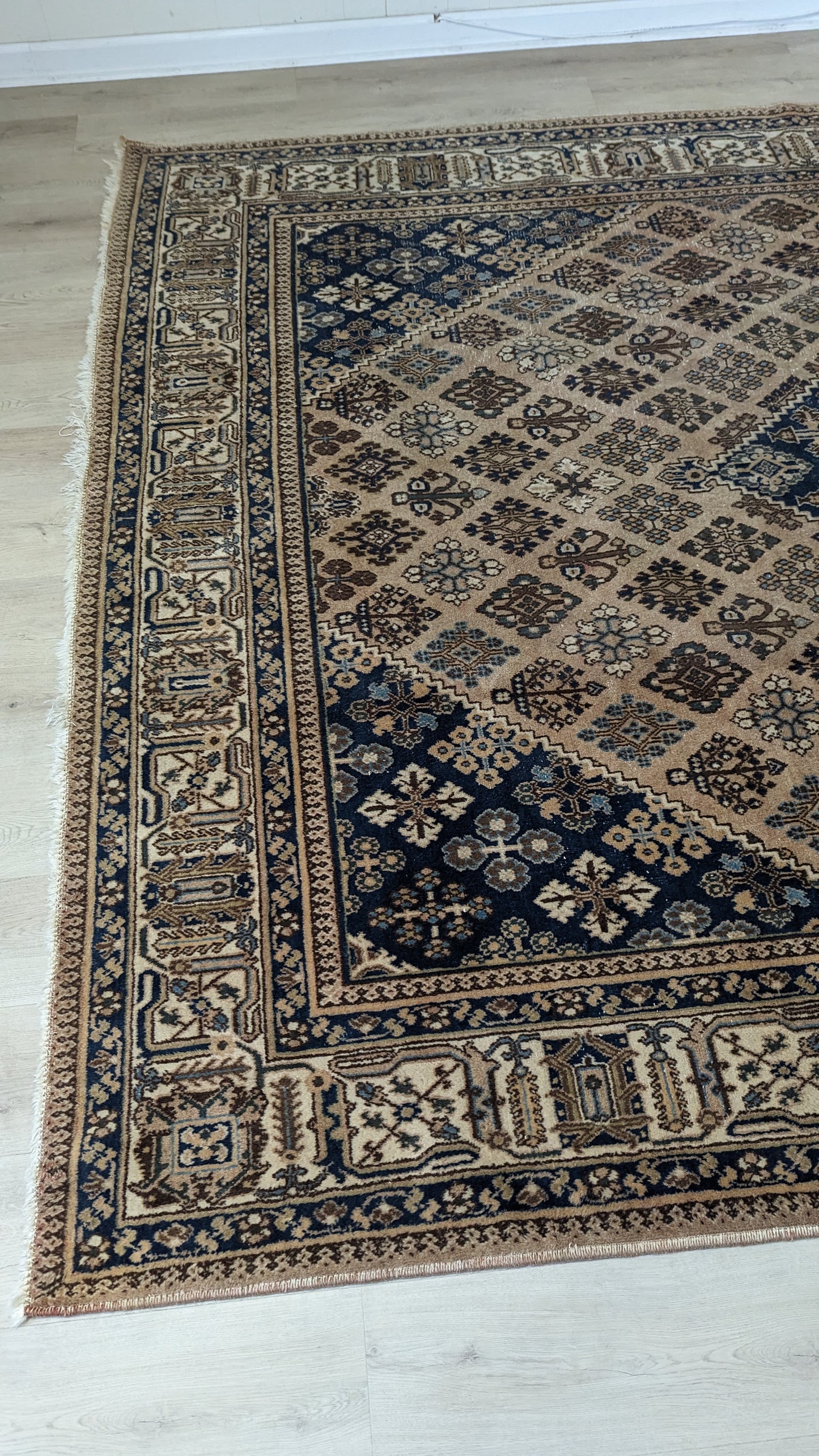 SOLD Vintage Persian Geometric Rug, 8x11