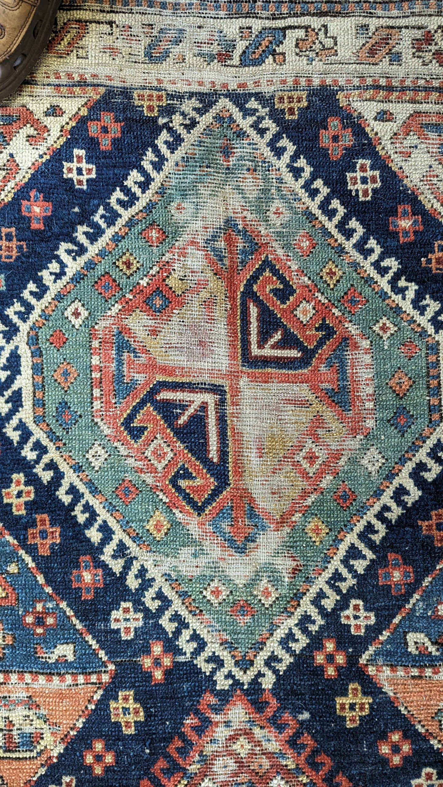 Antique Serab Persian Runner Rug, 3'6x10'3"