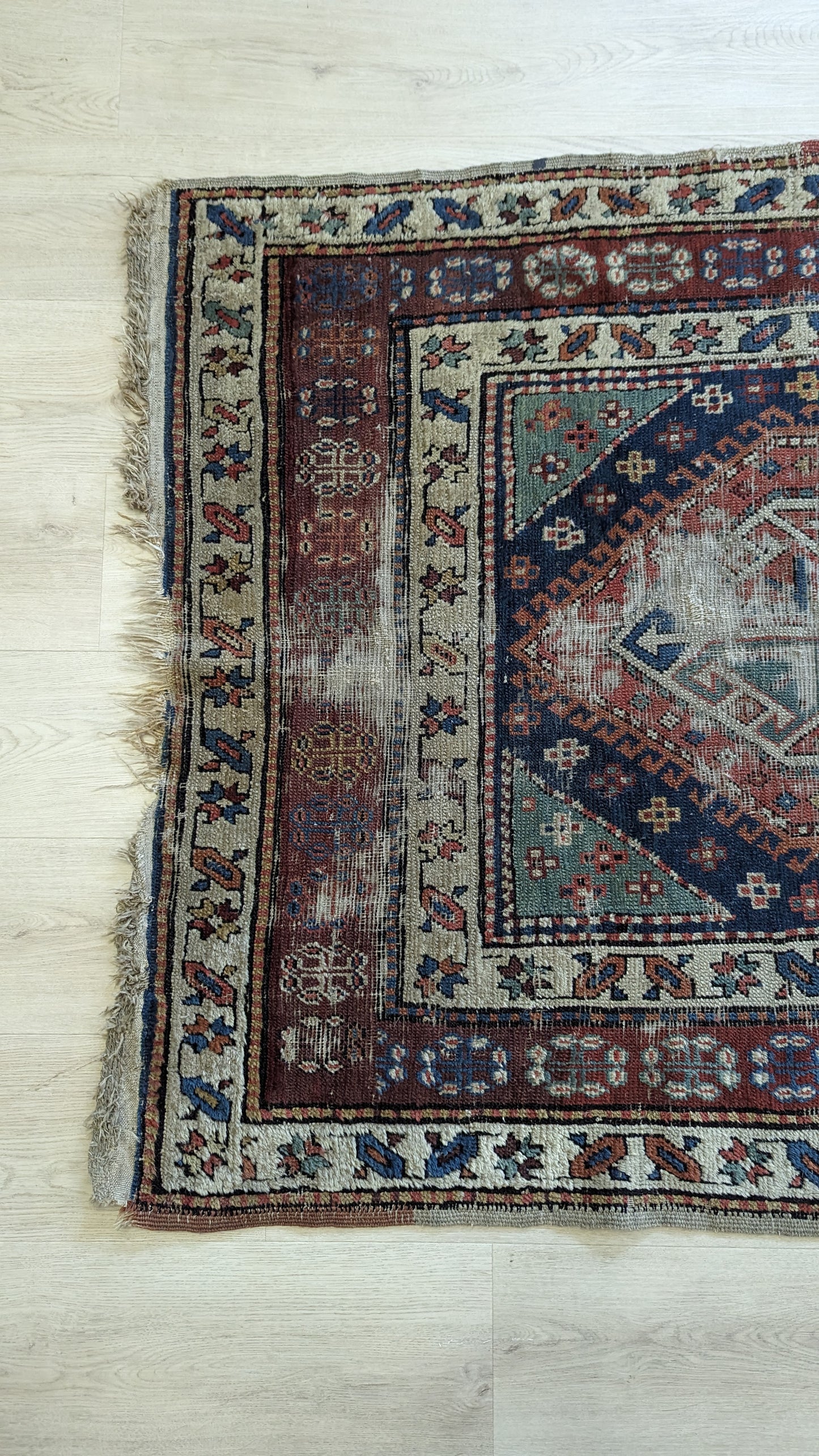 Antique Serab Persian Runner Rug, 3'6x10'3"
