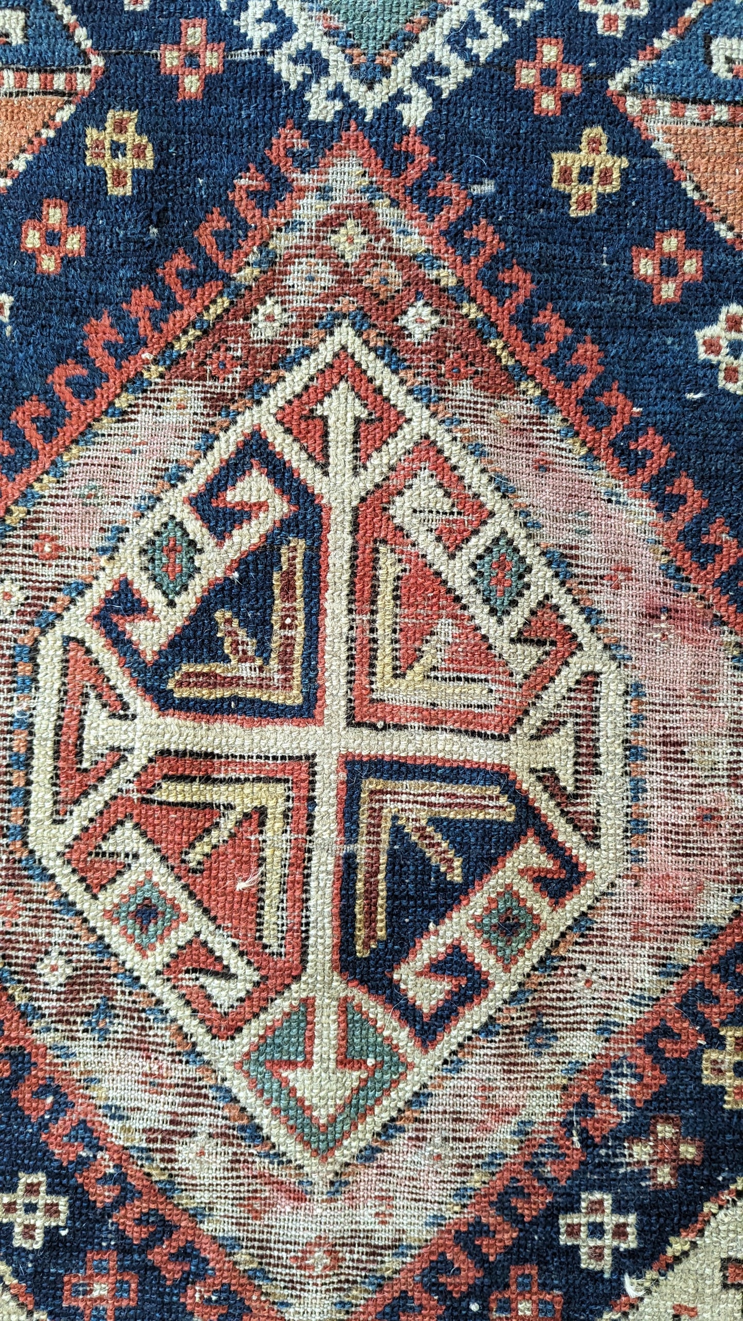 Antique Serab Persian Runner Rug, 3'6x10'3"