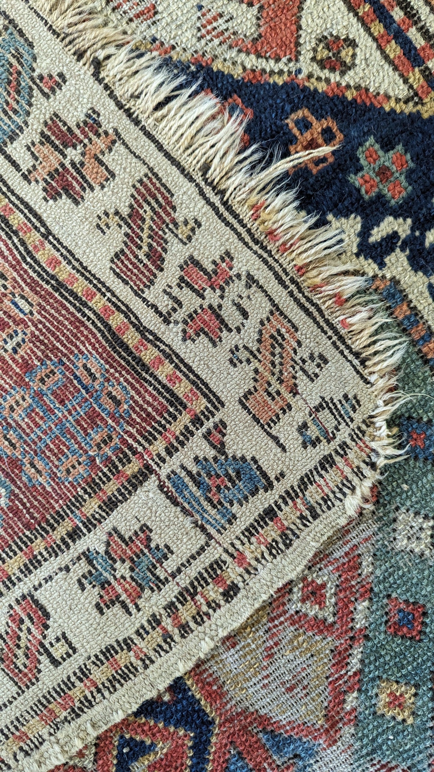 Antique Serab Persian Runner Rug, 3'6x10'3"
