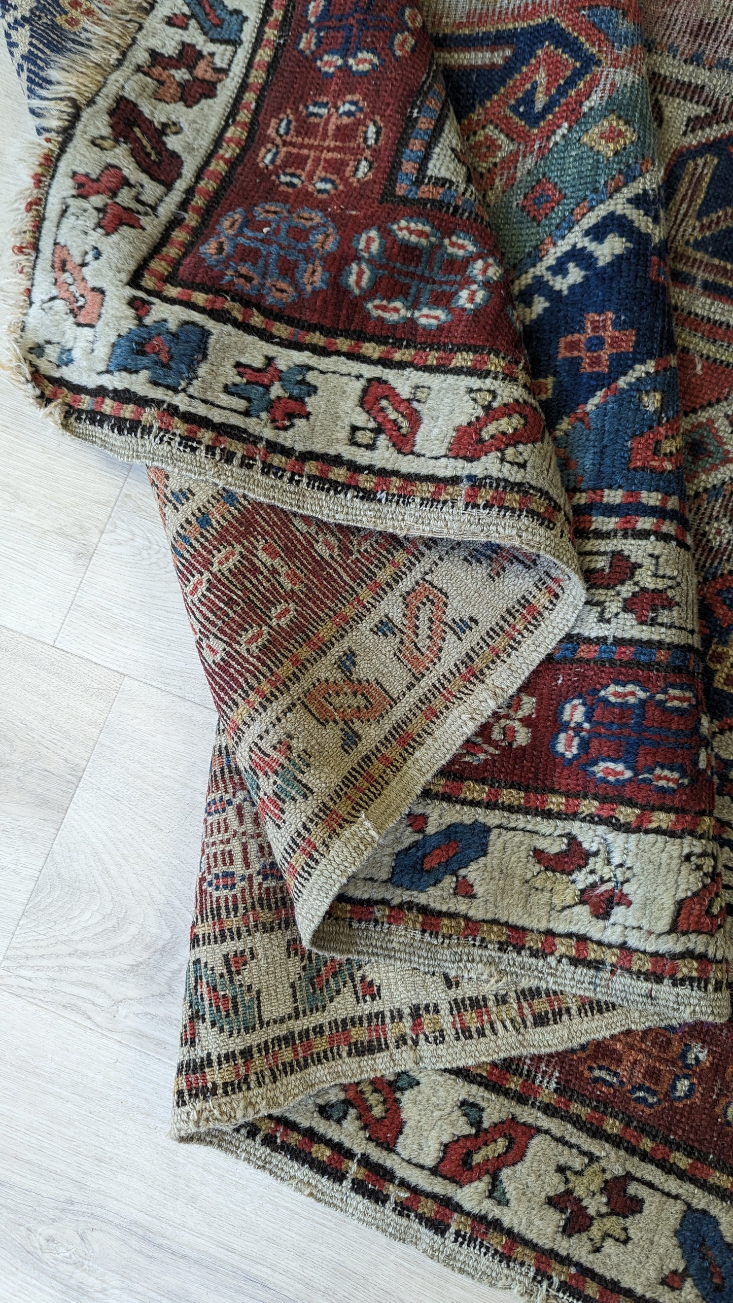 Antique Serab Persian Runner Rug, 3'6x10'3"