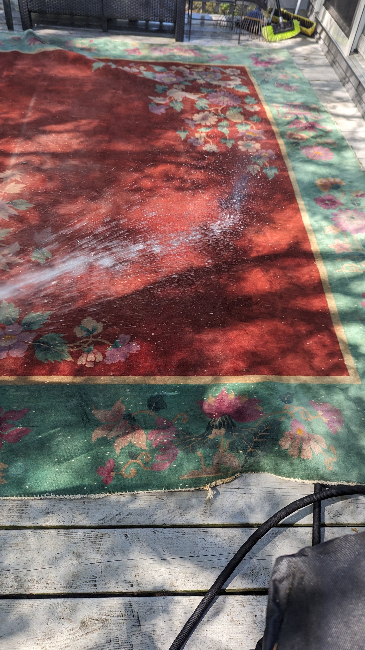 Antique Art Deco Chinese Rug, 9'x11'