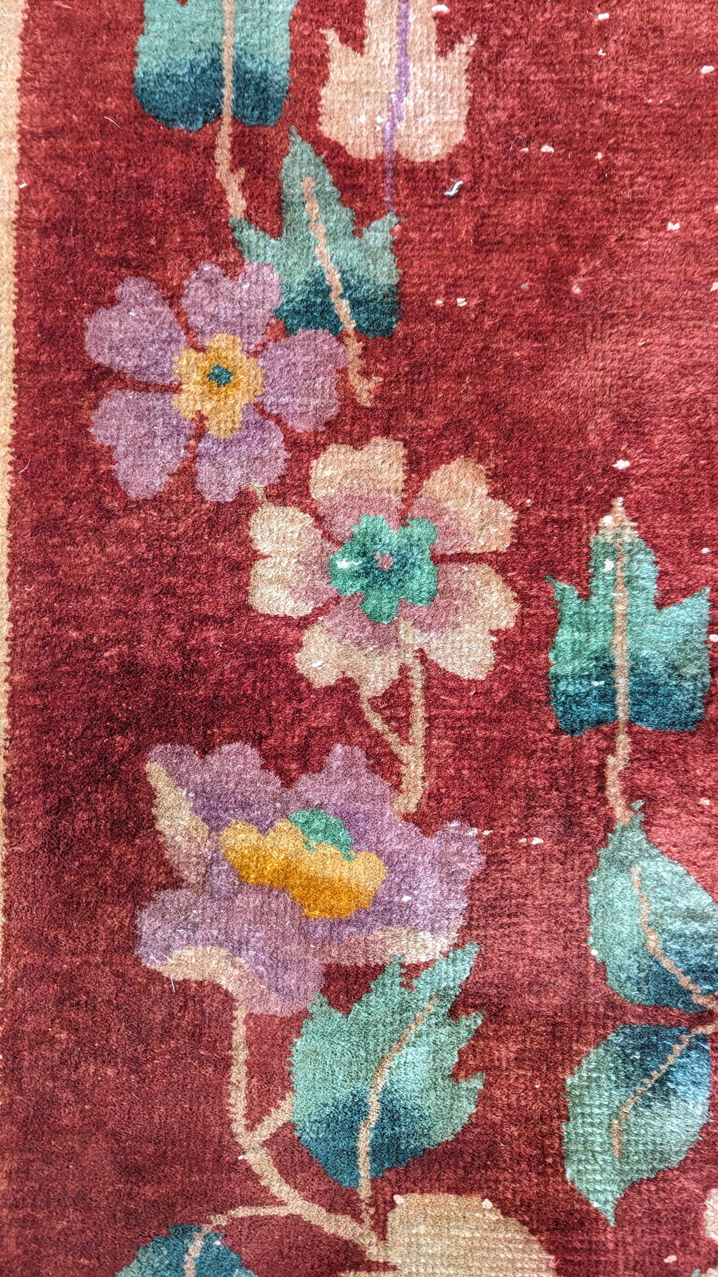 Antique Art Deco Chinese Rug, 9'x11'
