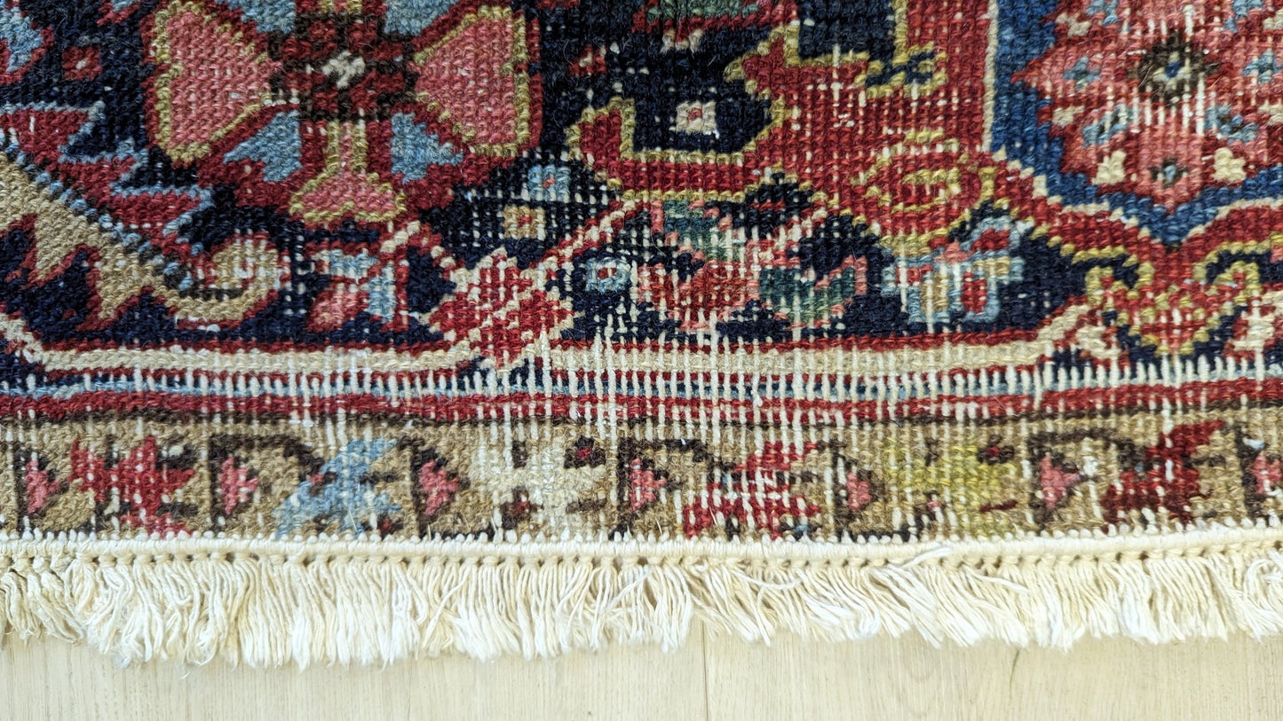 Antique Persian Heriz Rug, 7'6"x10'