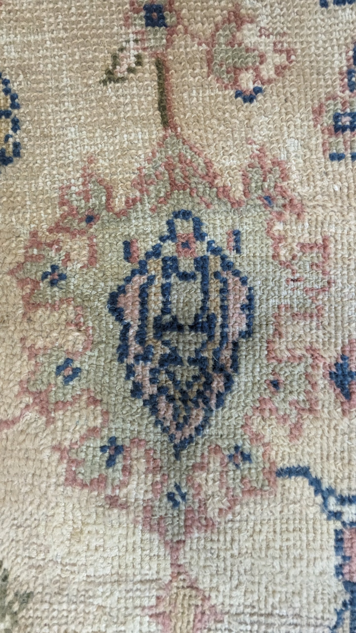 Vintage Borlu Turkish Rug, 10x17 - "Bohemian Palace Oushak"