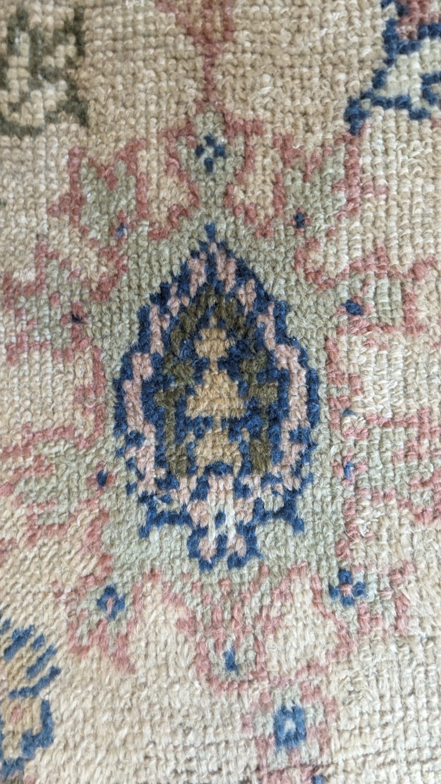 Vintage Borlu Turkish Rug, 10x17 - "Bohemian Palace Oushak"