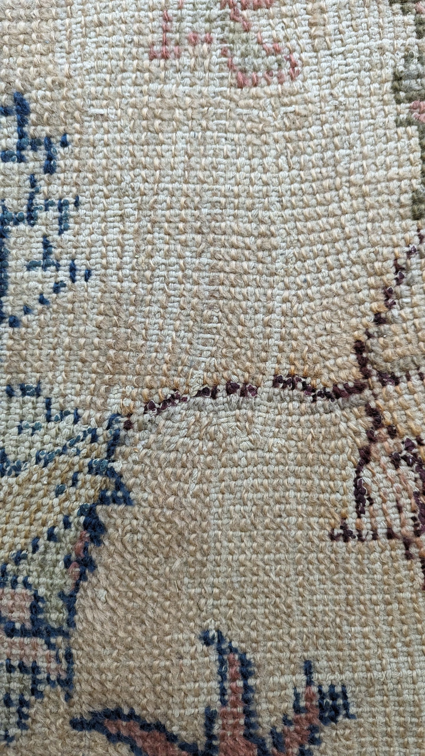 Vintage Borlu Turkish Rug, 10x17 - "Bohemian Palace Oushak"