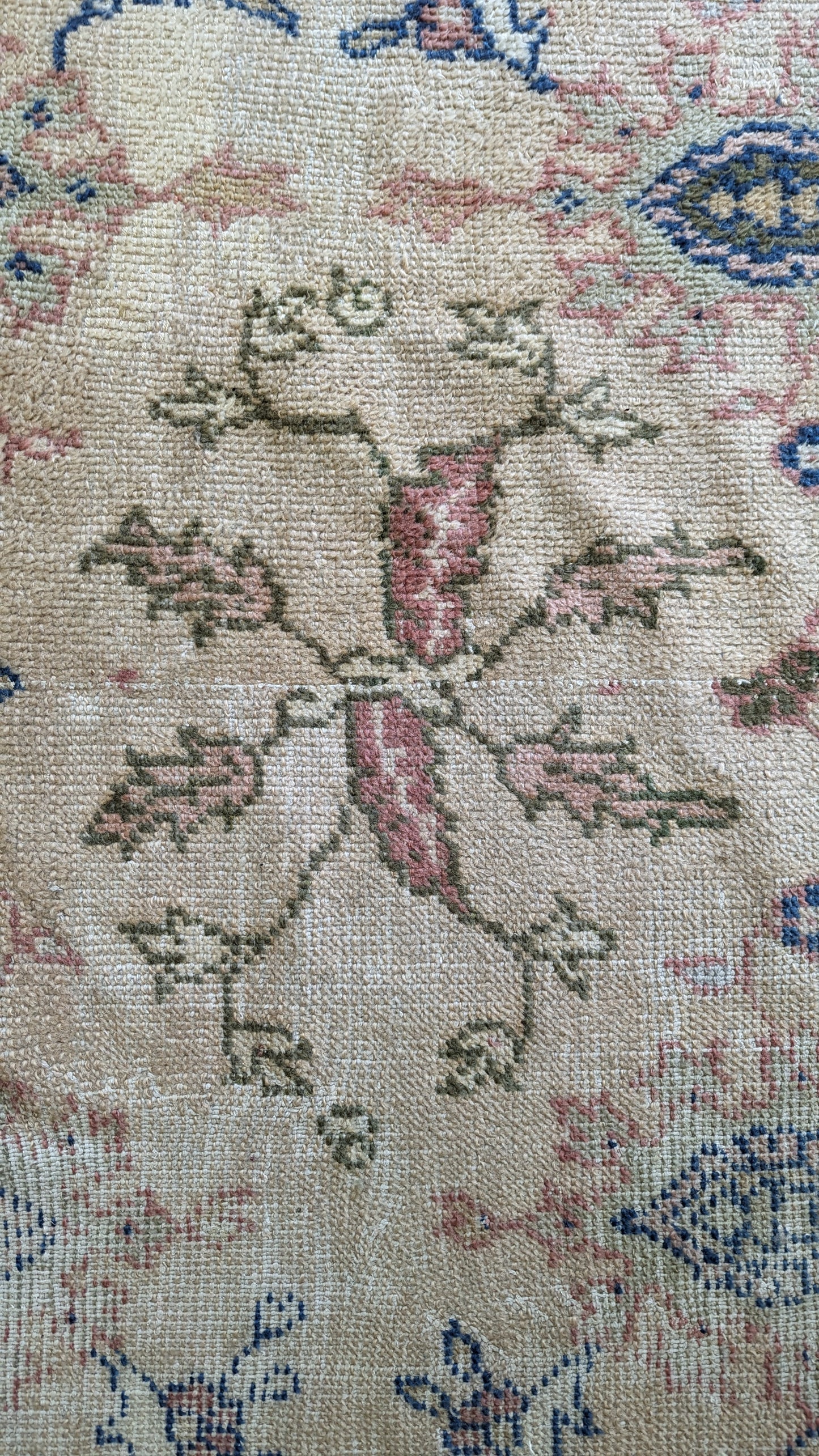 Vintage Borlu Turkish Rug, 10x17 - "Bohemian Palace Oushak"